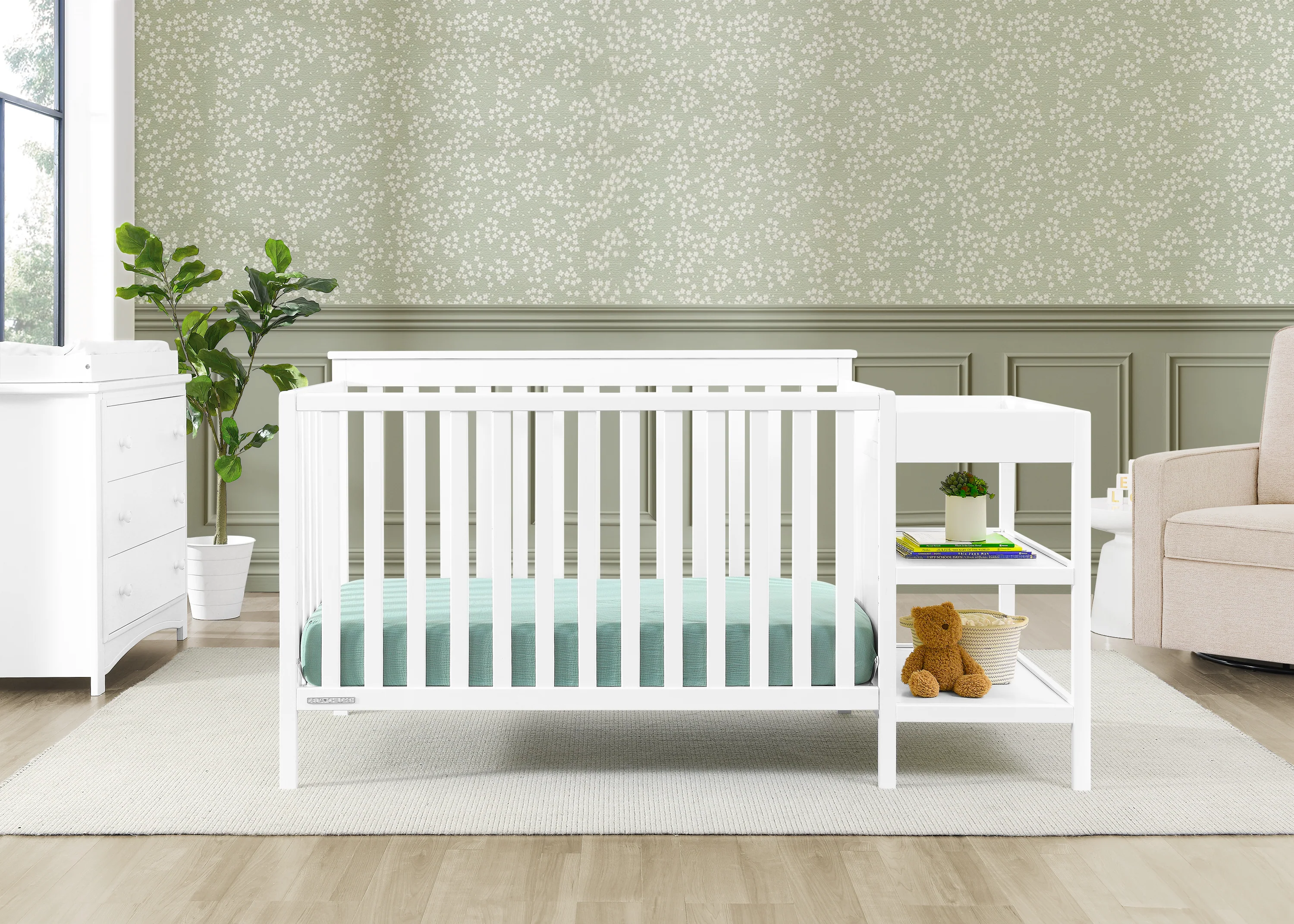 Ellie 5-in-1 Convertible Crib and Changer - Image 36