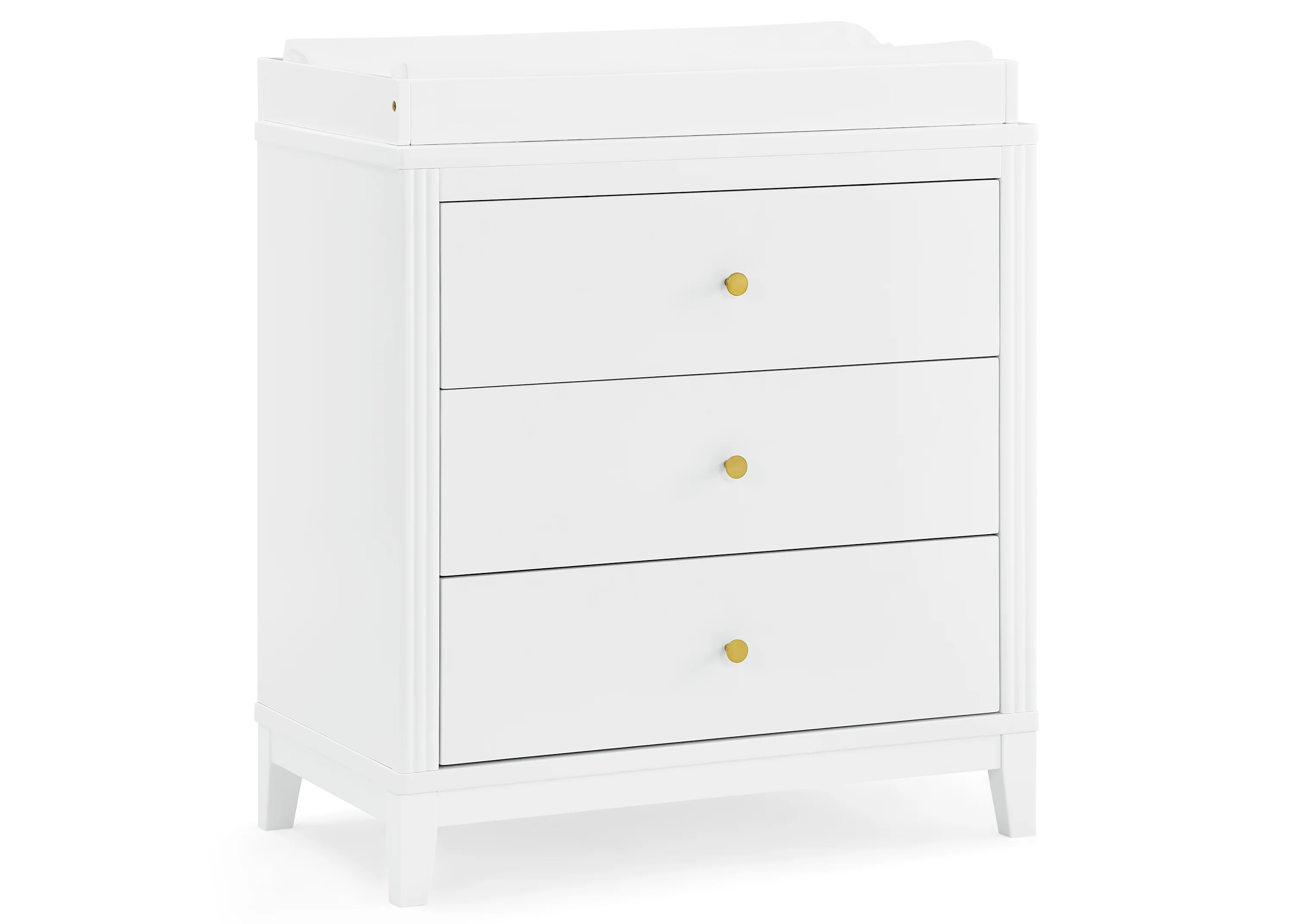 Eloise 3 Drawer Dresser with Changing Top and Interlocking Drawers - Image 10