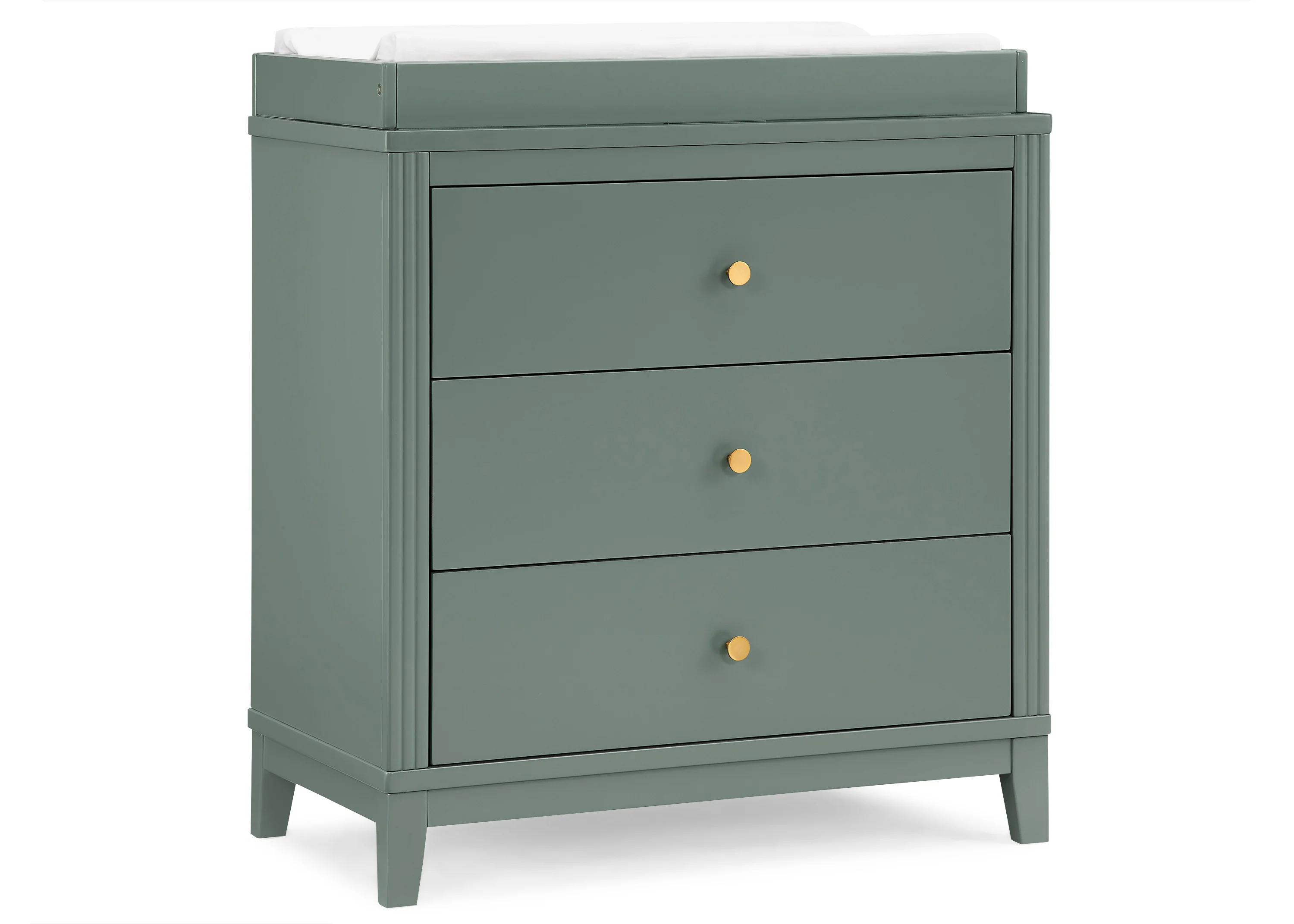 Eloise 3 Drawer Dresser with Changing Top and Interlocking Drawers - Image 24