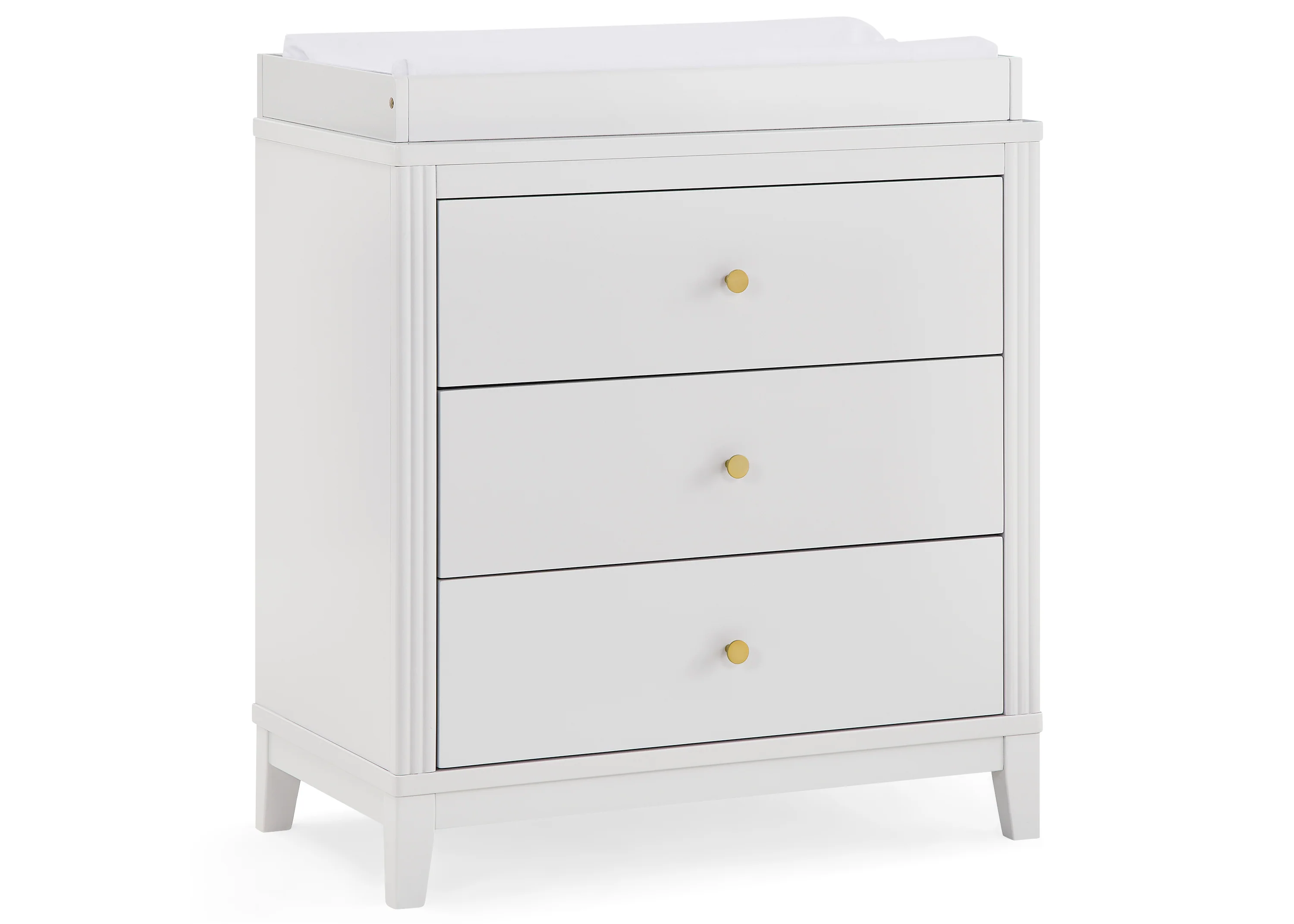 Eloise 3 Drawer Dresser with Changing Top and Interlocking Drawers - Image 38