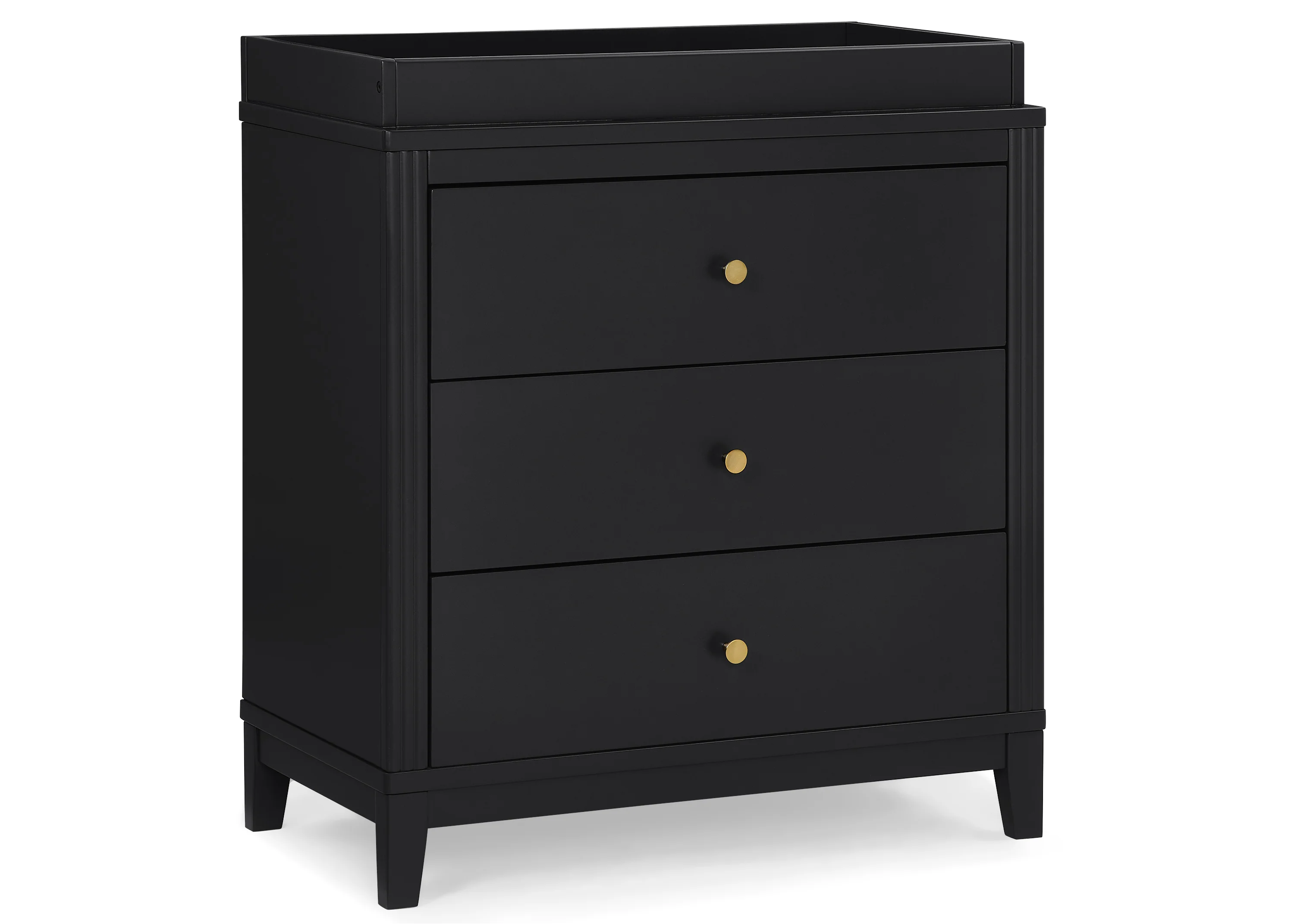 Eloise 3 Drawer Dresser with Changing Top and Interlocking Drawers - Image 46