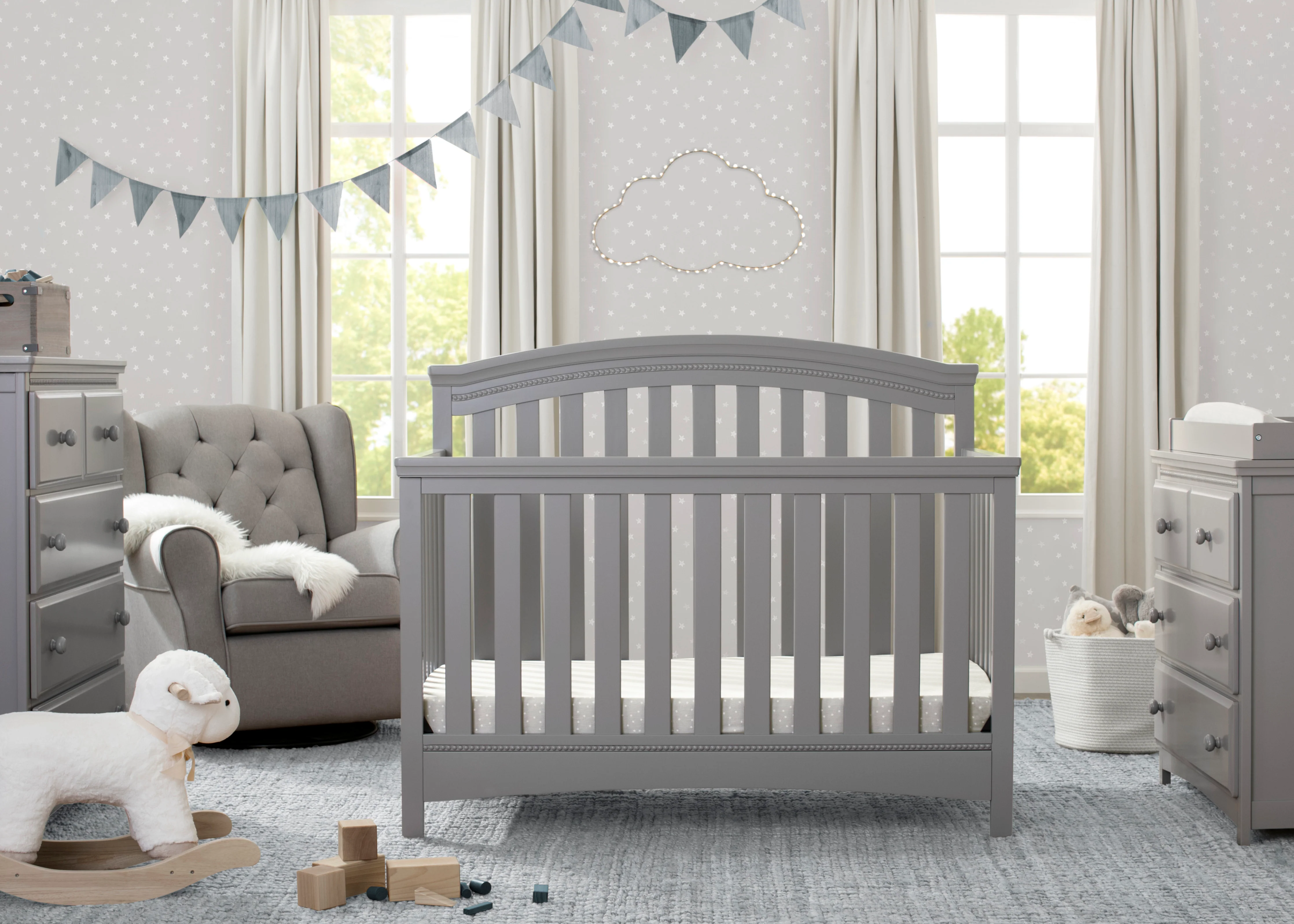Emerson 4-in-1 Convertible Baby Crib - Image 22