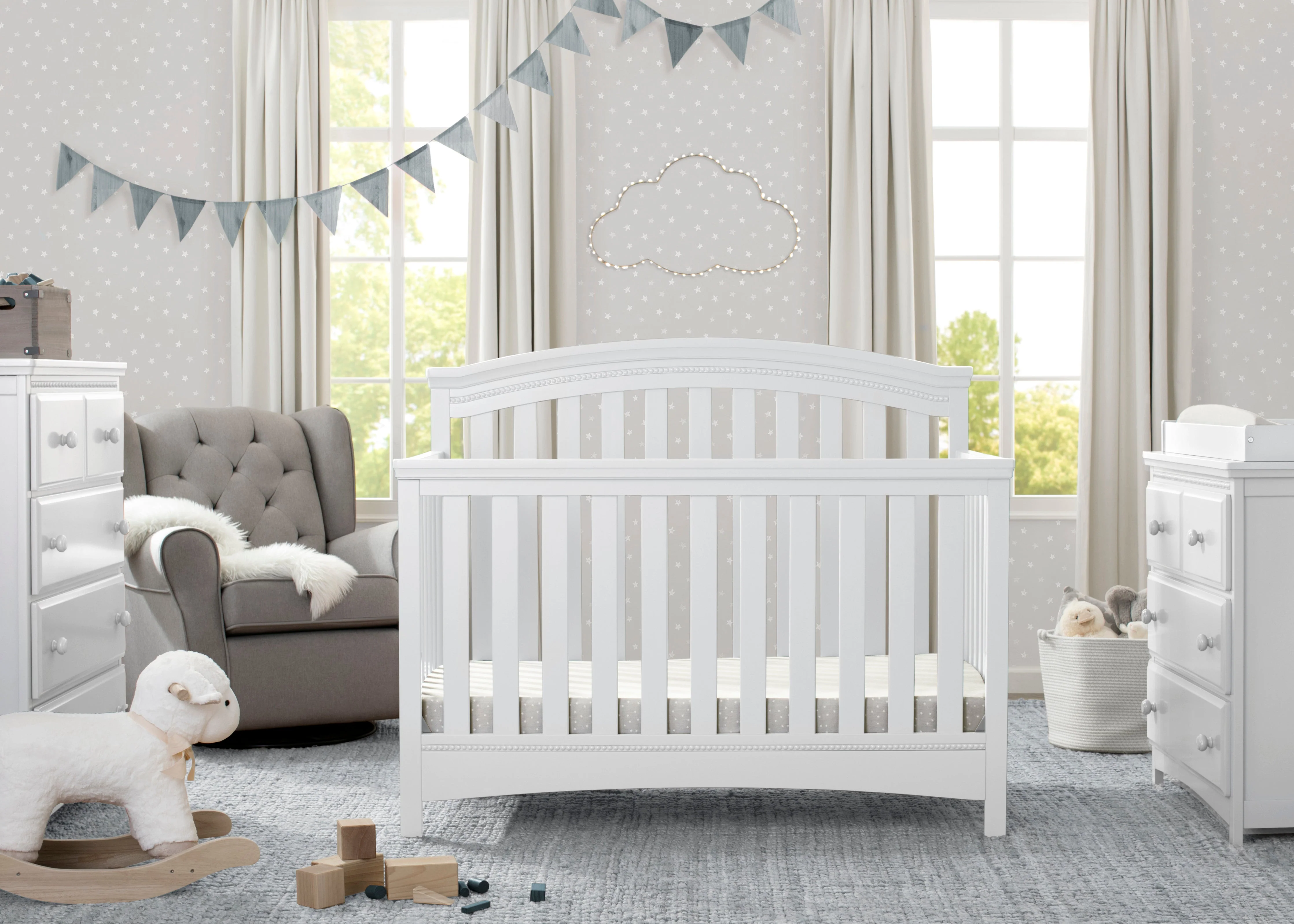 Emerson 4-in-1 Convertible Baby Crib - Image 23