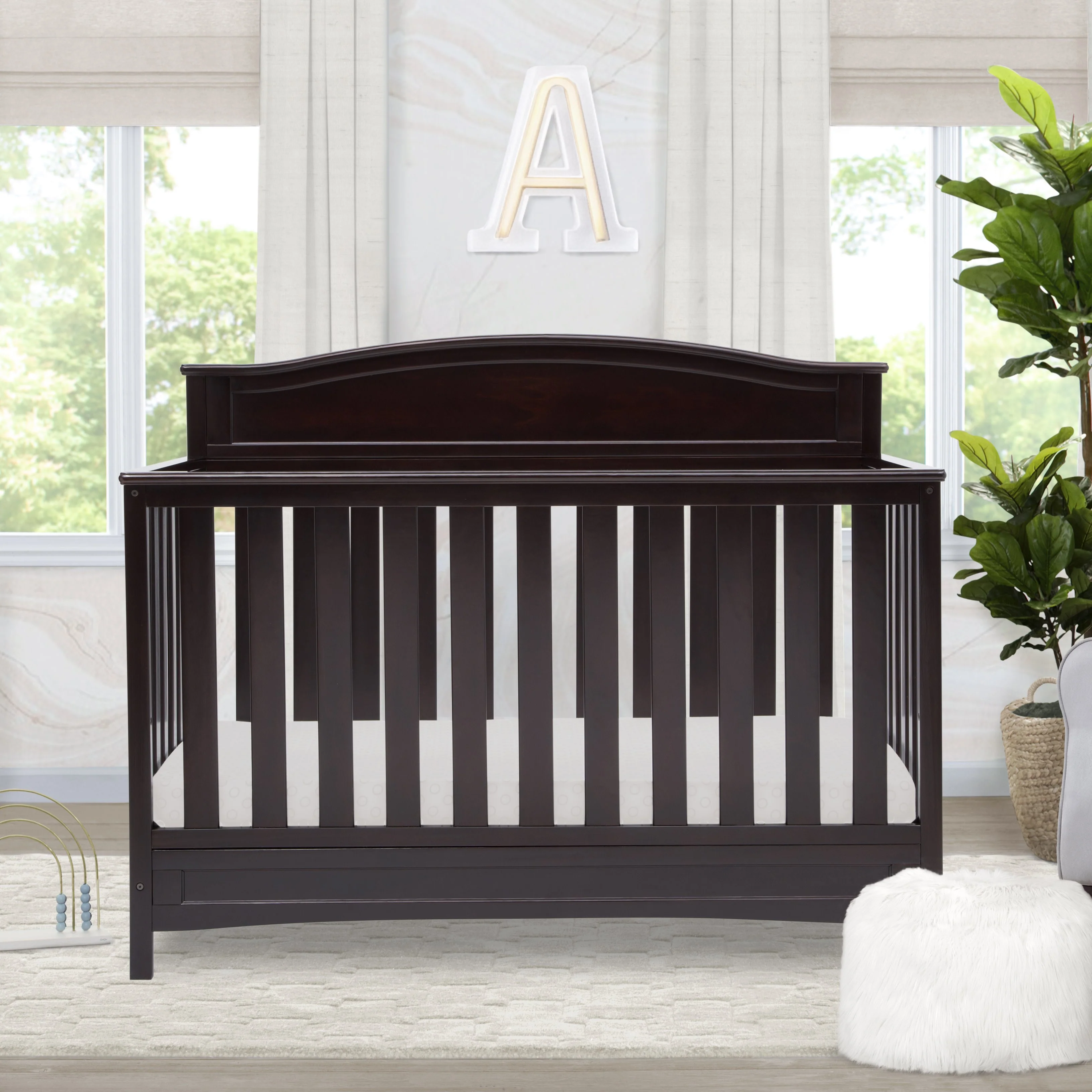 Emery Deluxe 6-in-1 Convertible Crib