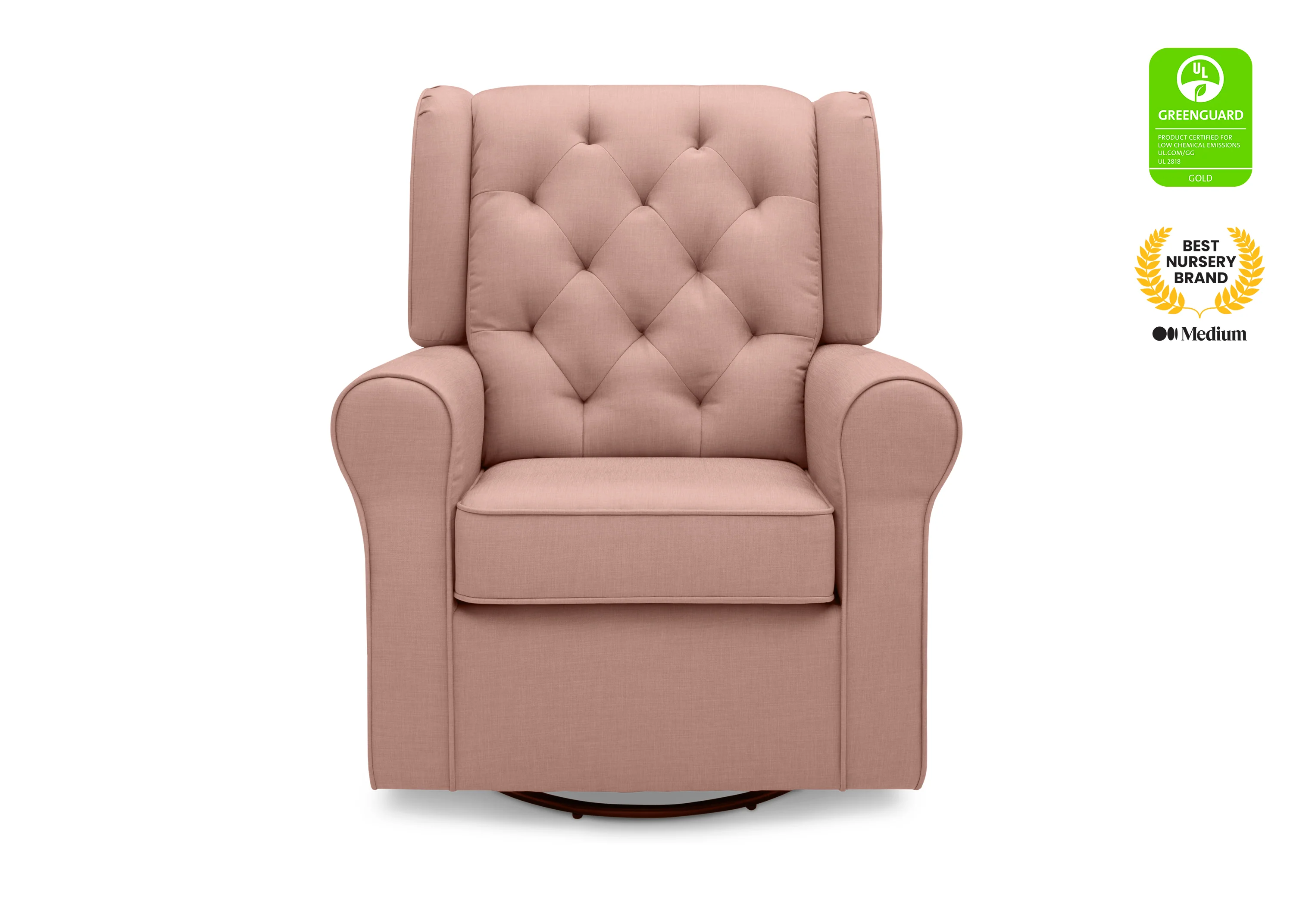 Emma Nursery Glider Swivel Rocker Chair - Image 3