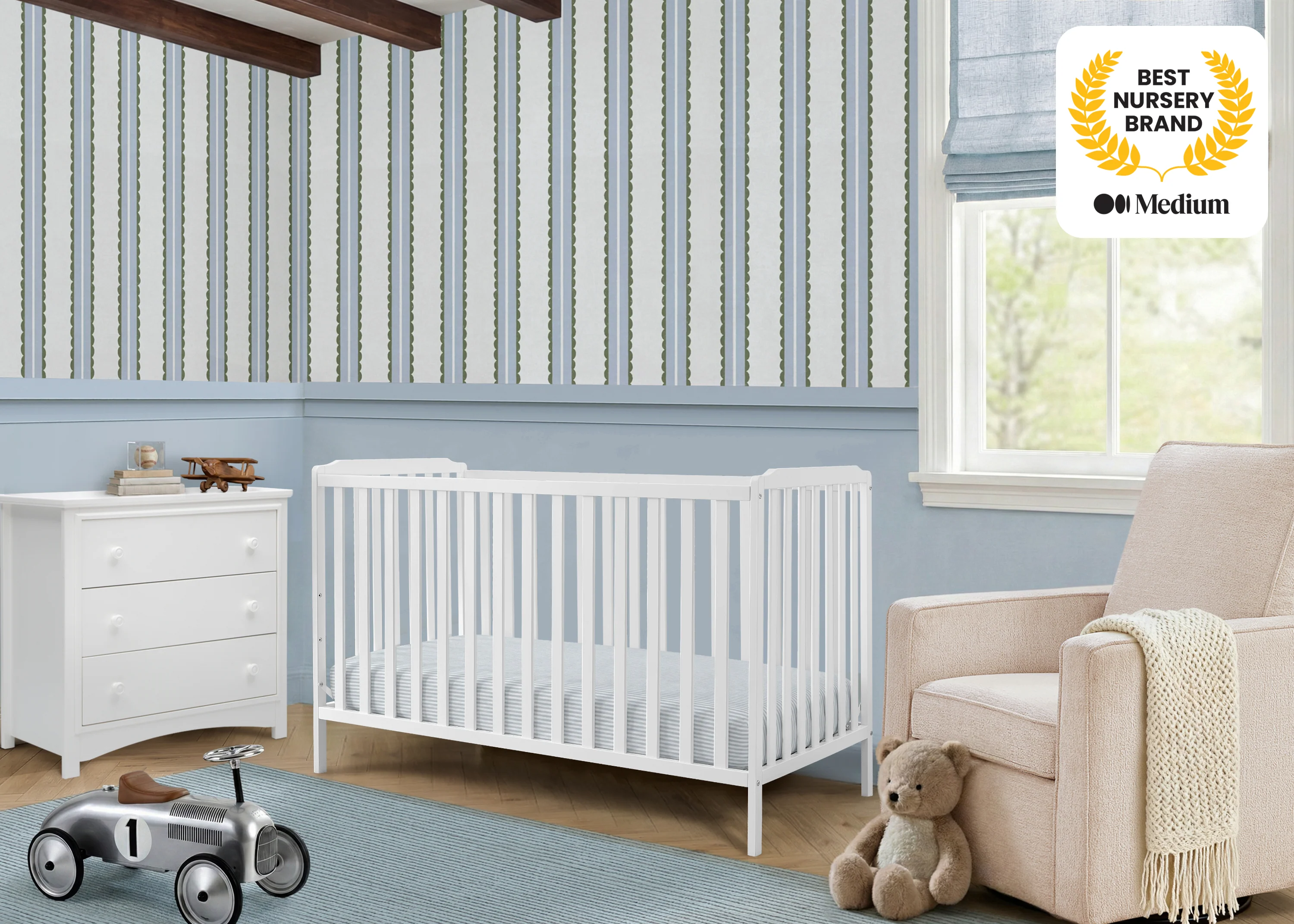 Emmie 4-in-1 Convertible Crib - Image 2