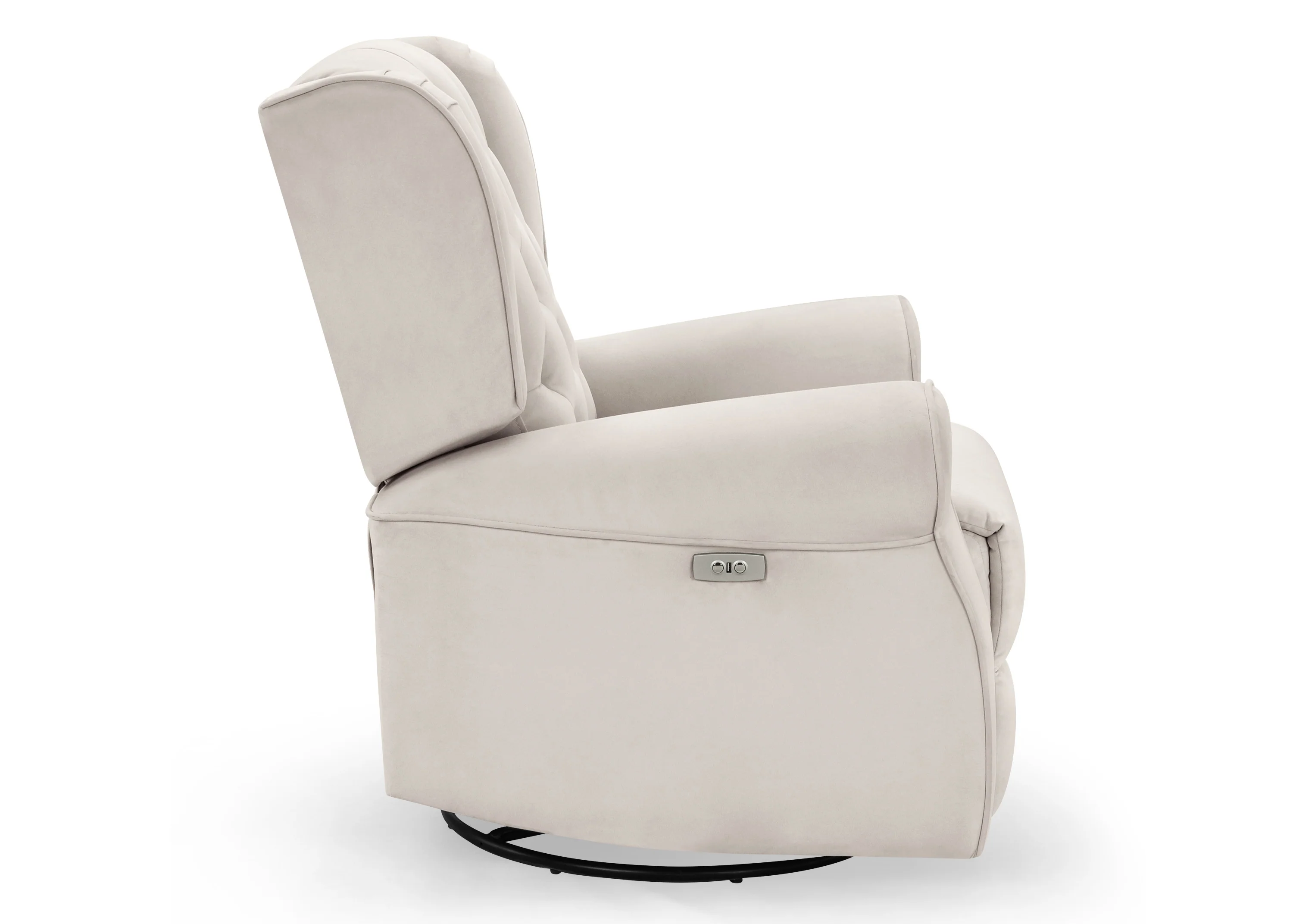 Emmie Electronic Power Recliner and Swivel Glider with USB Port in LiveSmart Performance Fabric - Image 17
