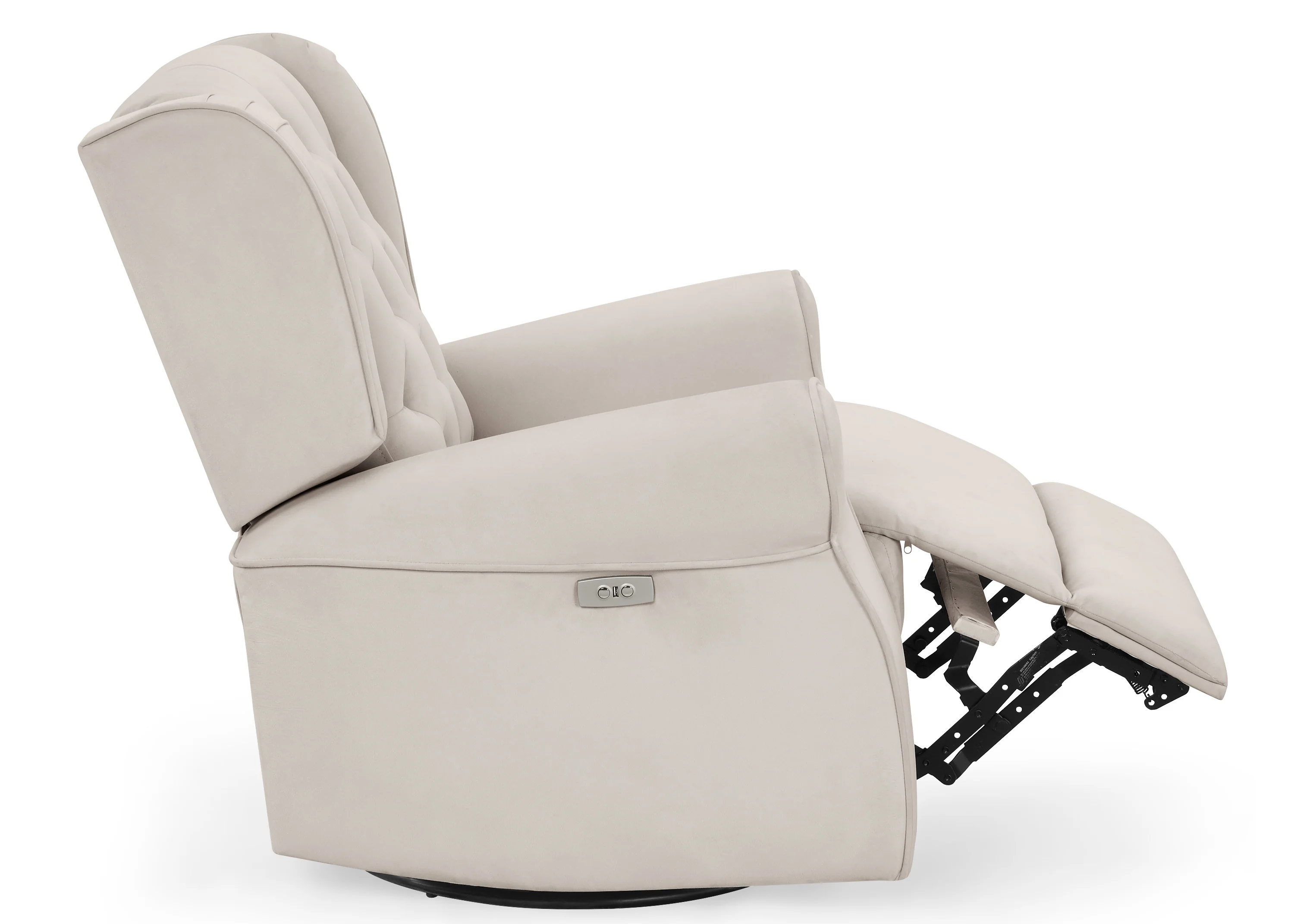 Emmie Electronic Power Recliner and Swivel Glider with USB Port in LiveSmart Performance Fabric - Image 21