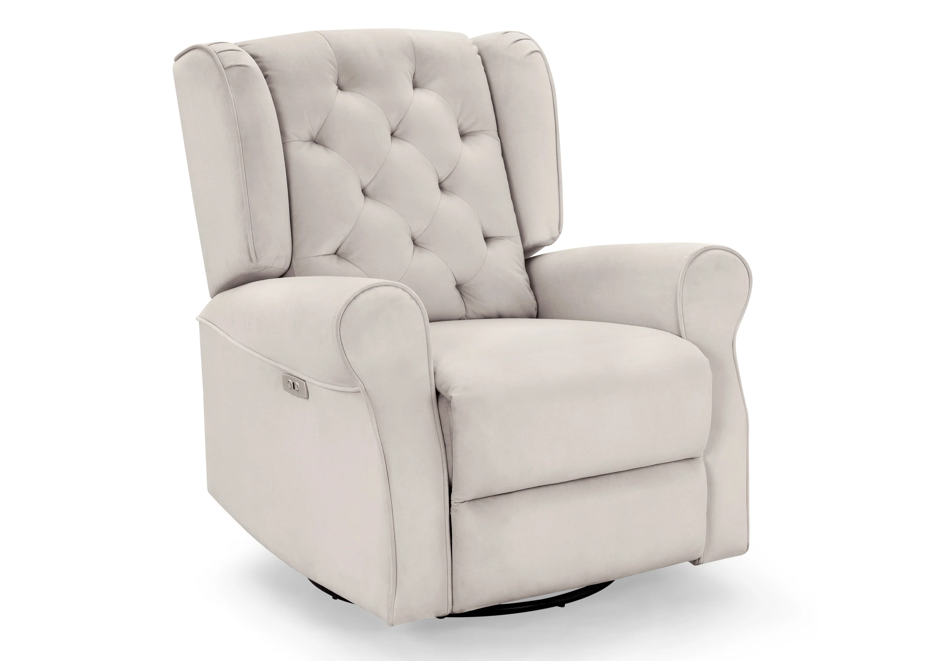 Emmie Electronic Power Recliner and Swivel Glider with USB Port in LiveSmart Performance Fabric - Image 22