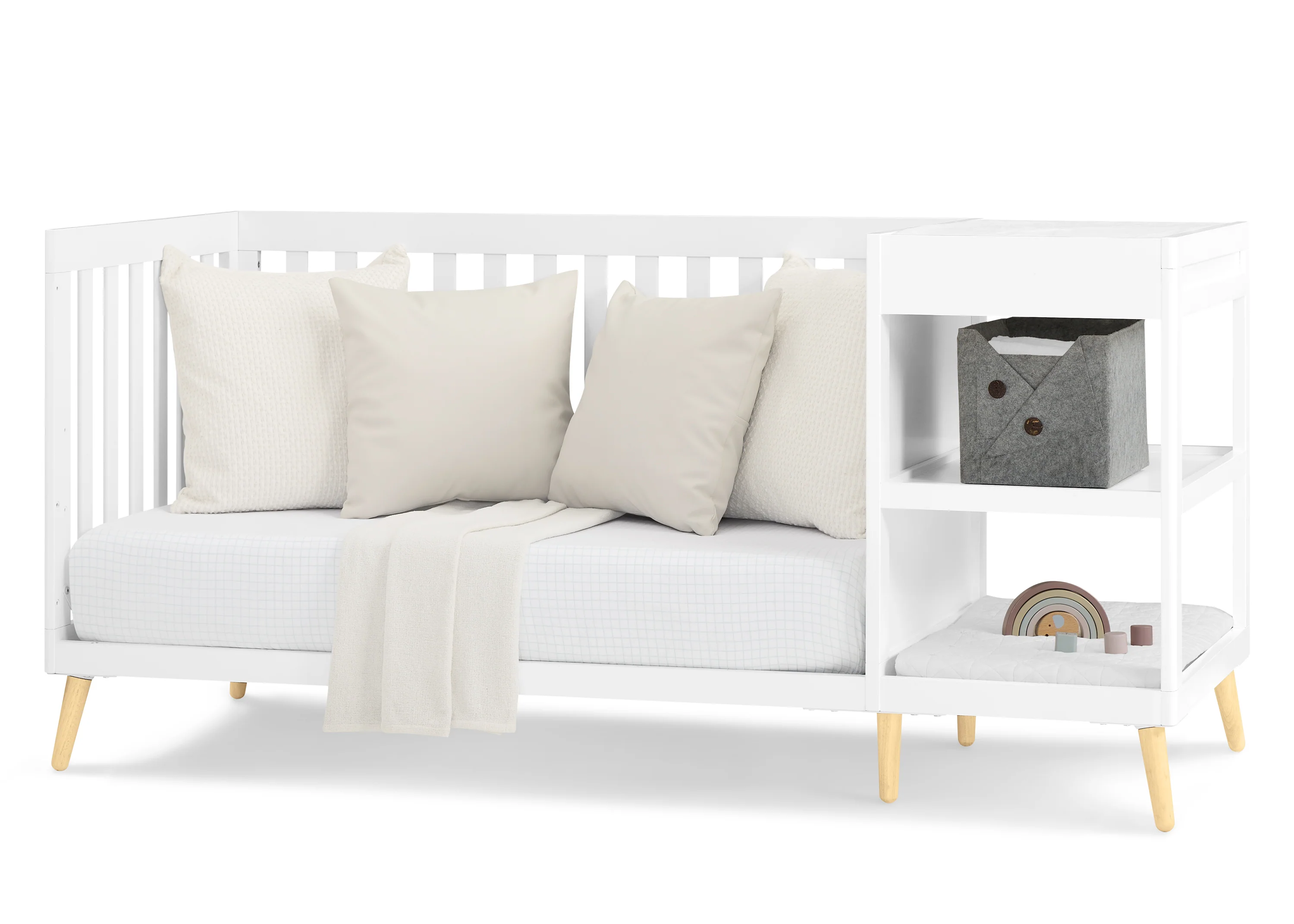 Essex 4-in-1 Convertible Crib and Changer - Image 12