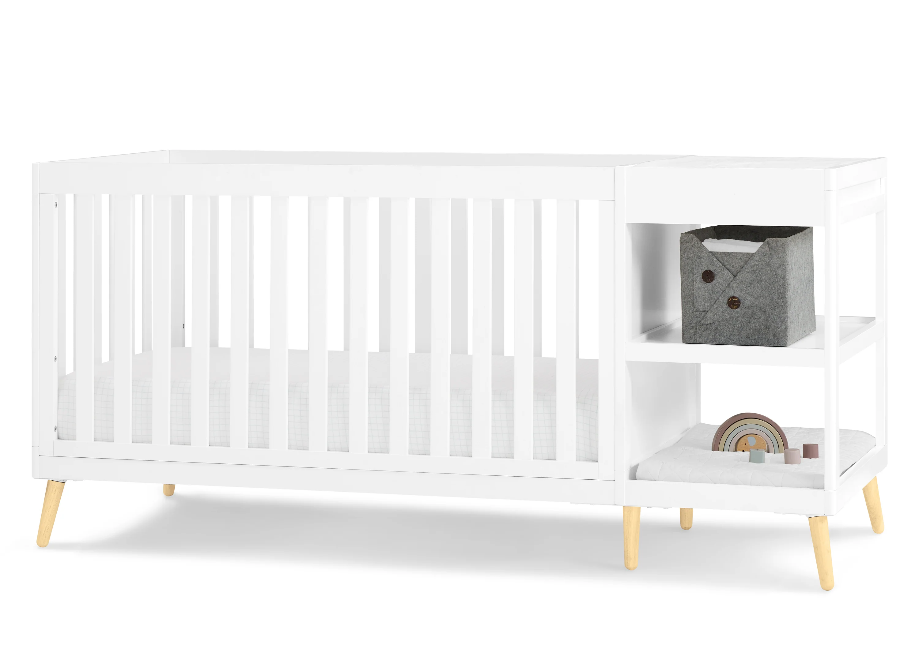 Essex 4-in-1 Convertible Crib and Changer - Image 9