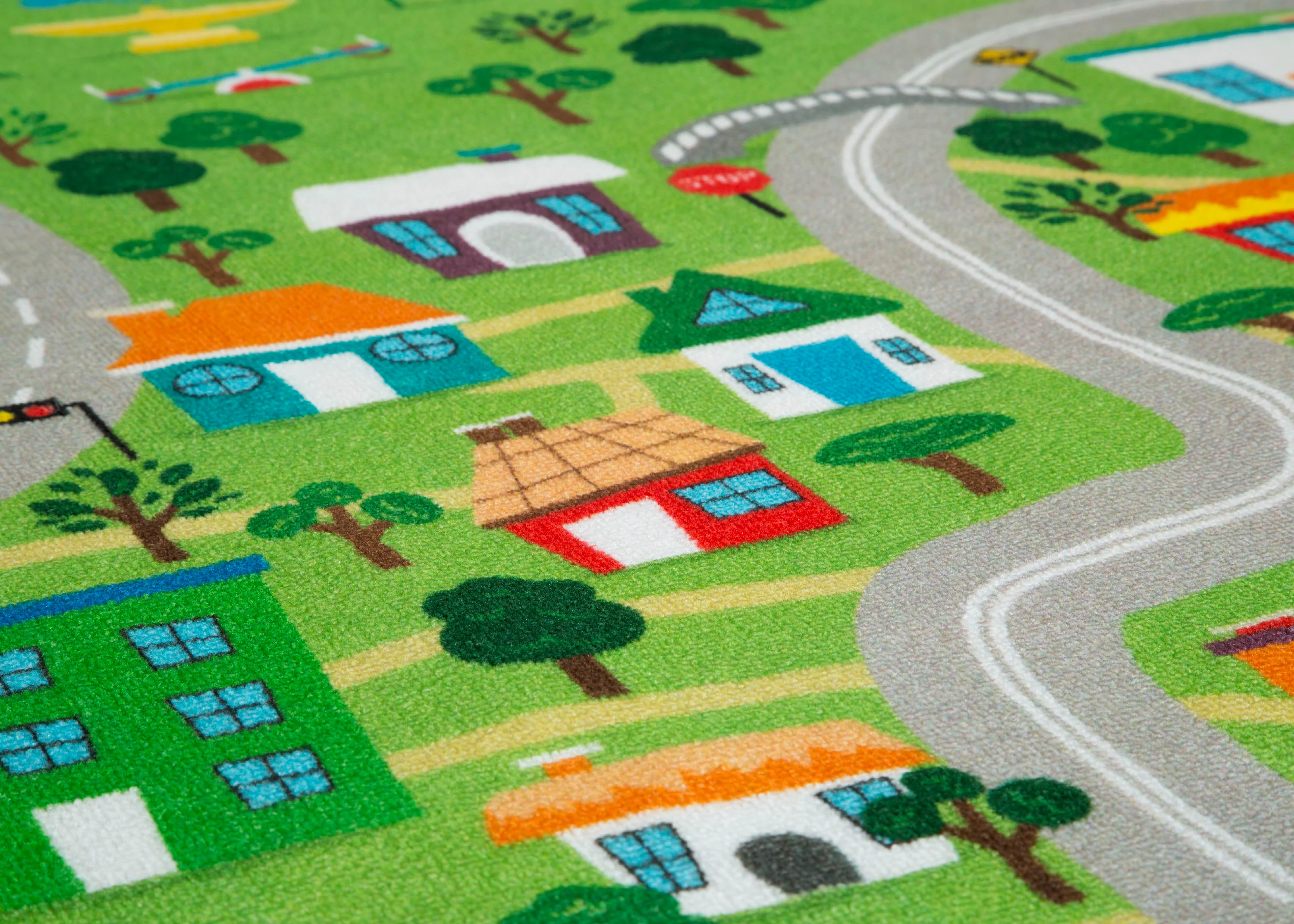 Extra Large Road Map Activity Rug for Girls and Boys - 78-inch L x 54-inch W - Image 7
