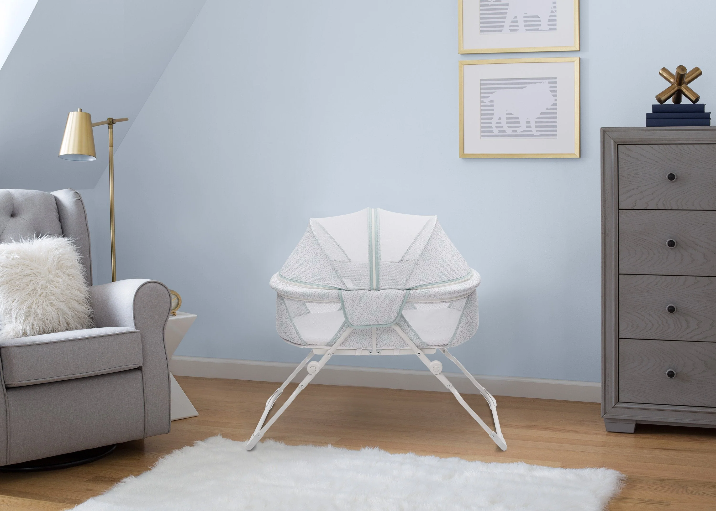 EZ Fold Ultra Compact Travel Bassinet - Image 6