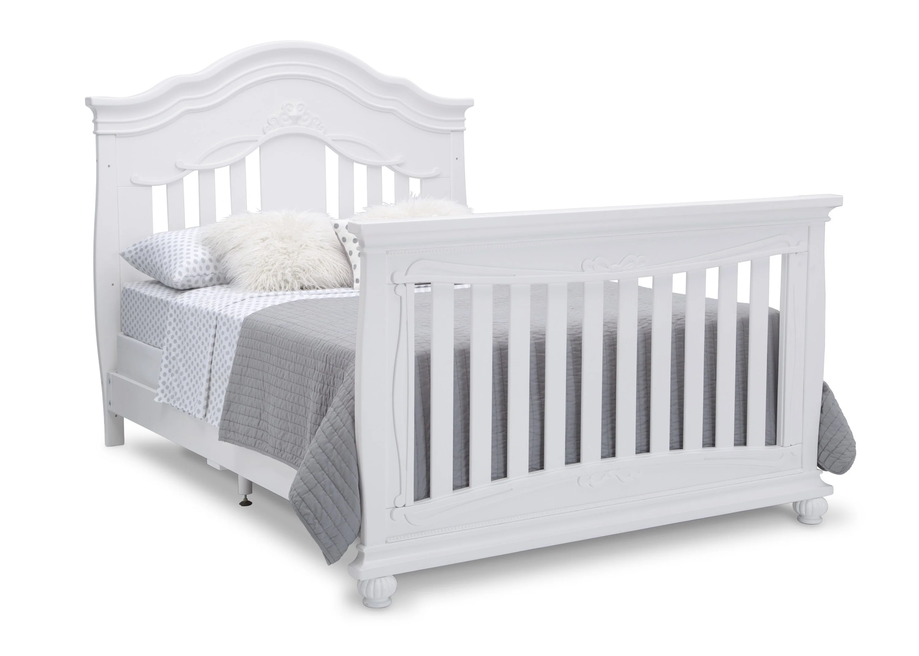 Fairytale 5-in-1 Convertible Crib with Conversion Rails - Image 8