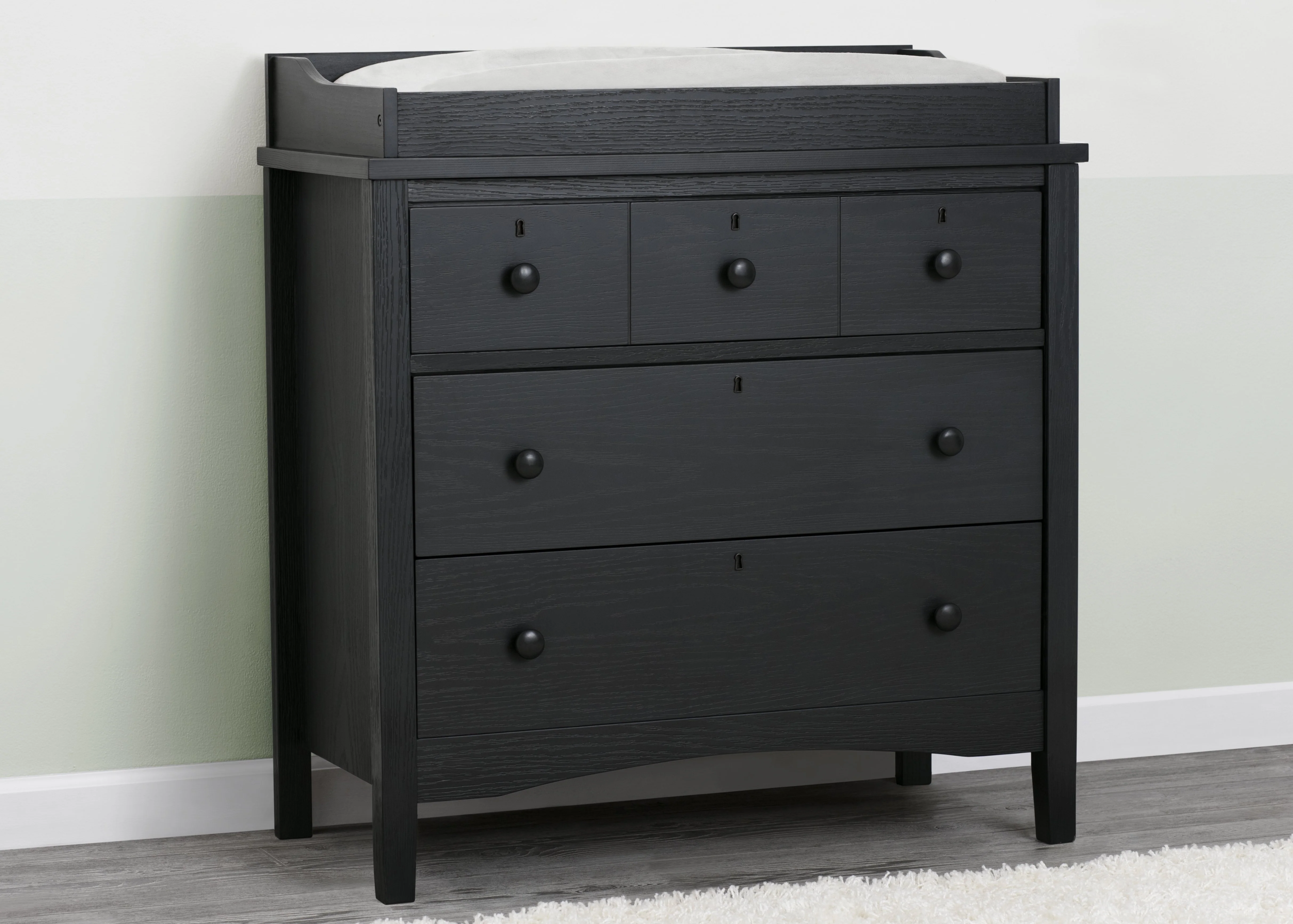 Farmhouse 3 Drawer Dresser with Changing Top - Image 11
