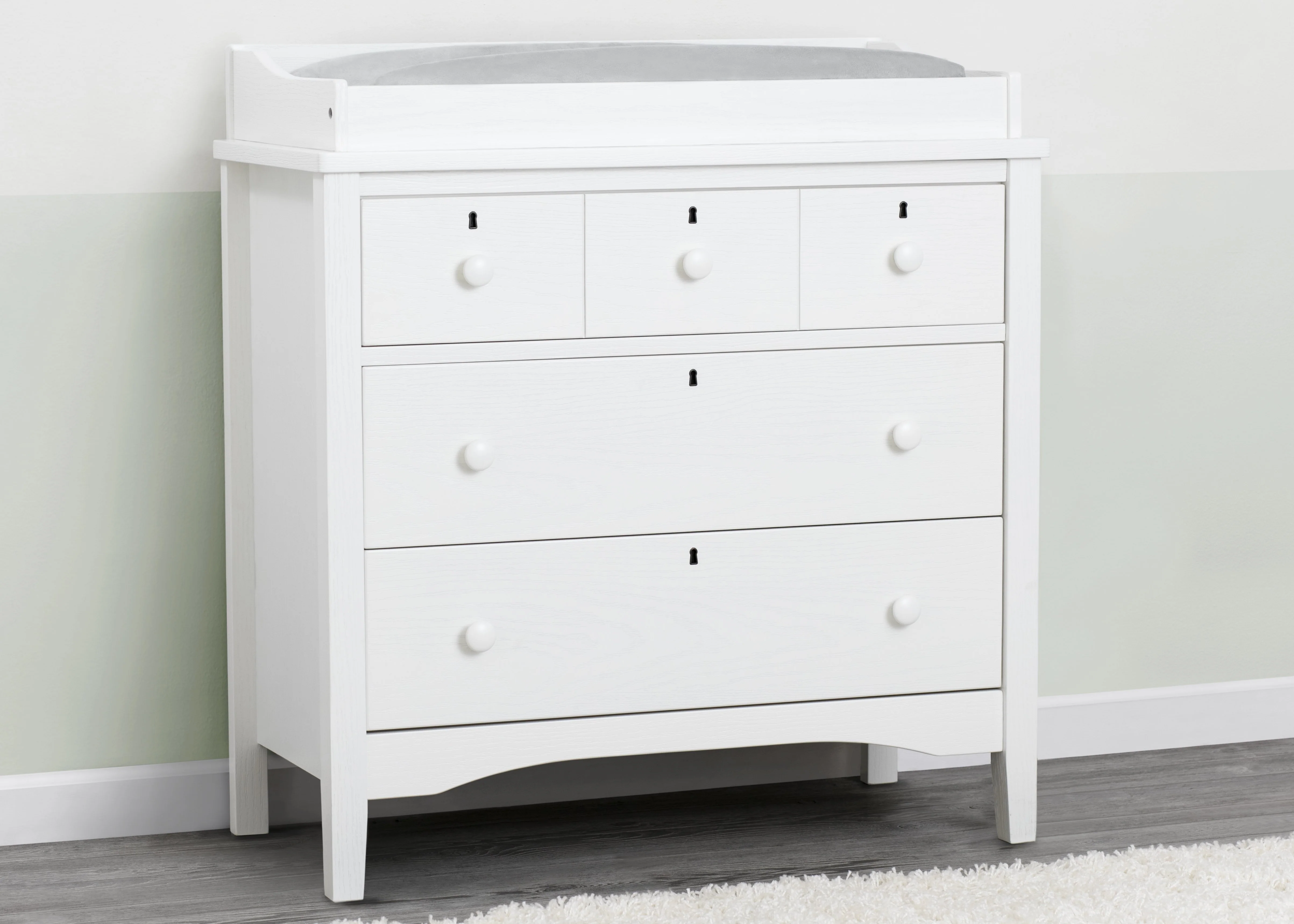 Farmhouse 3 Drawer Dresser with Changing Top - Image 20