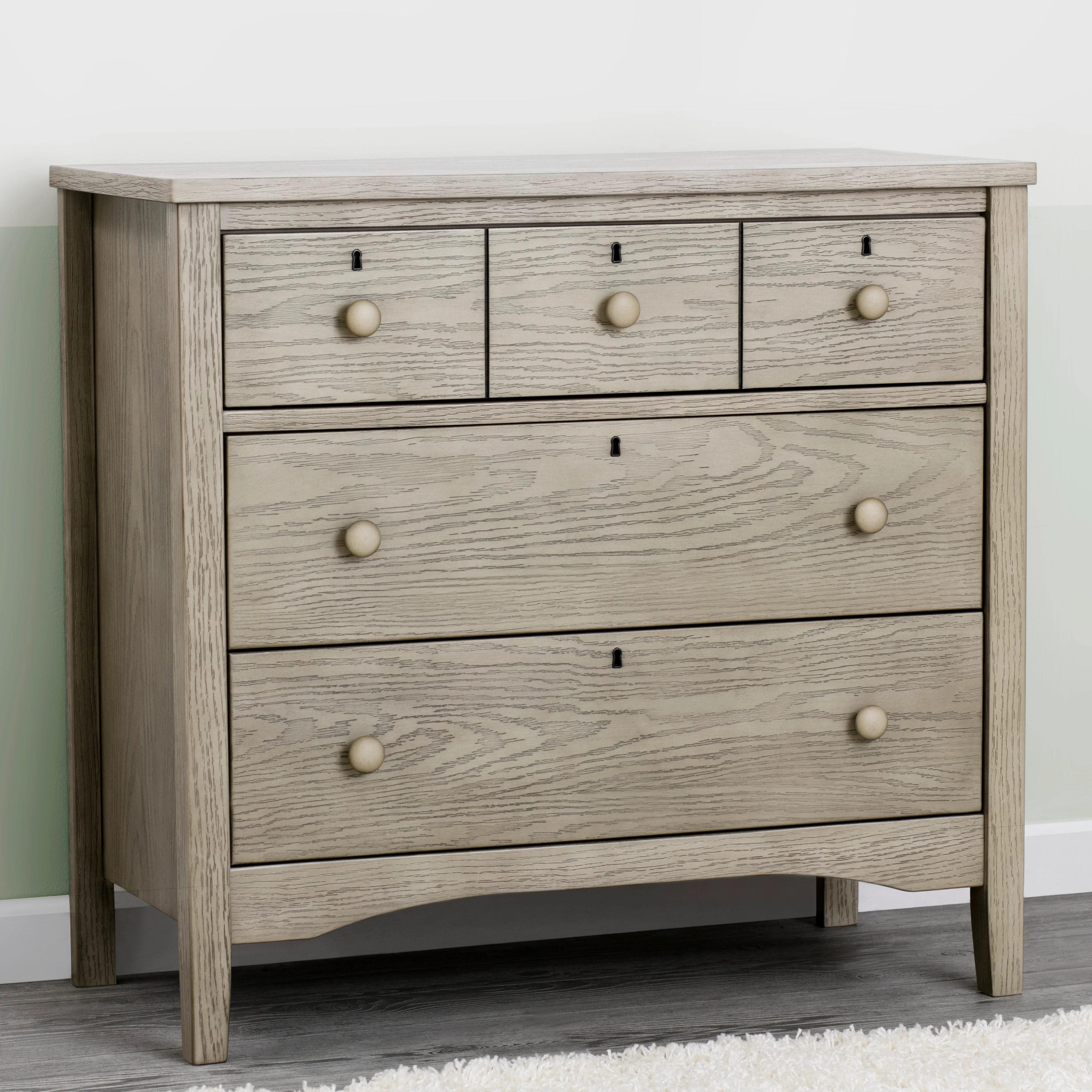 Farmhouse 3 Drawer Dresser with Changing Top - Image 30