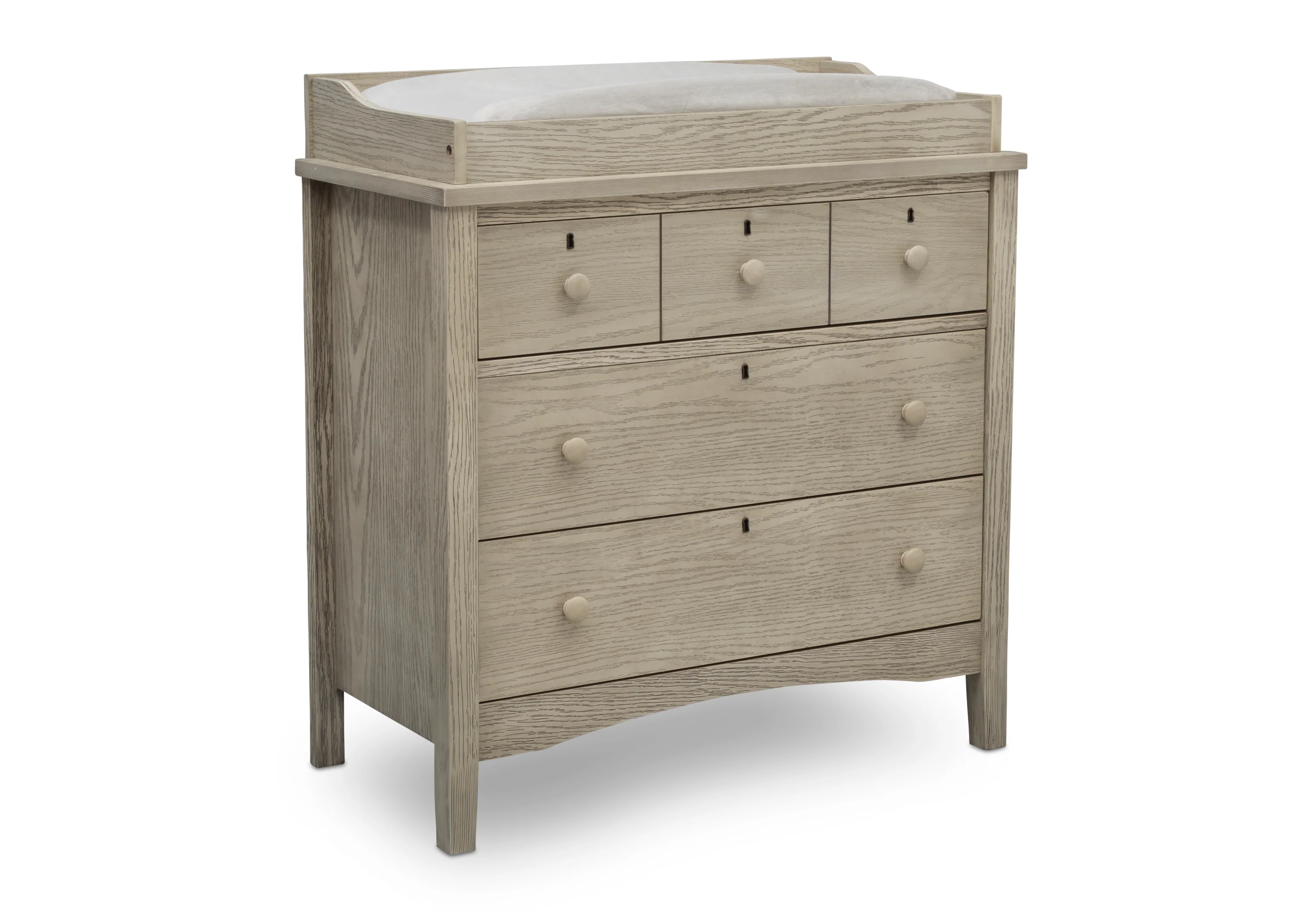 Farmhouse 3 Drawer Dresser with Changing Top - Image 4