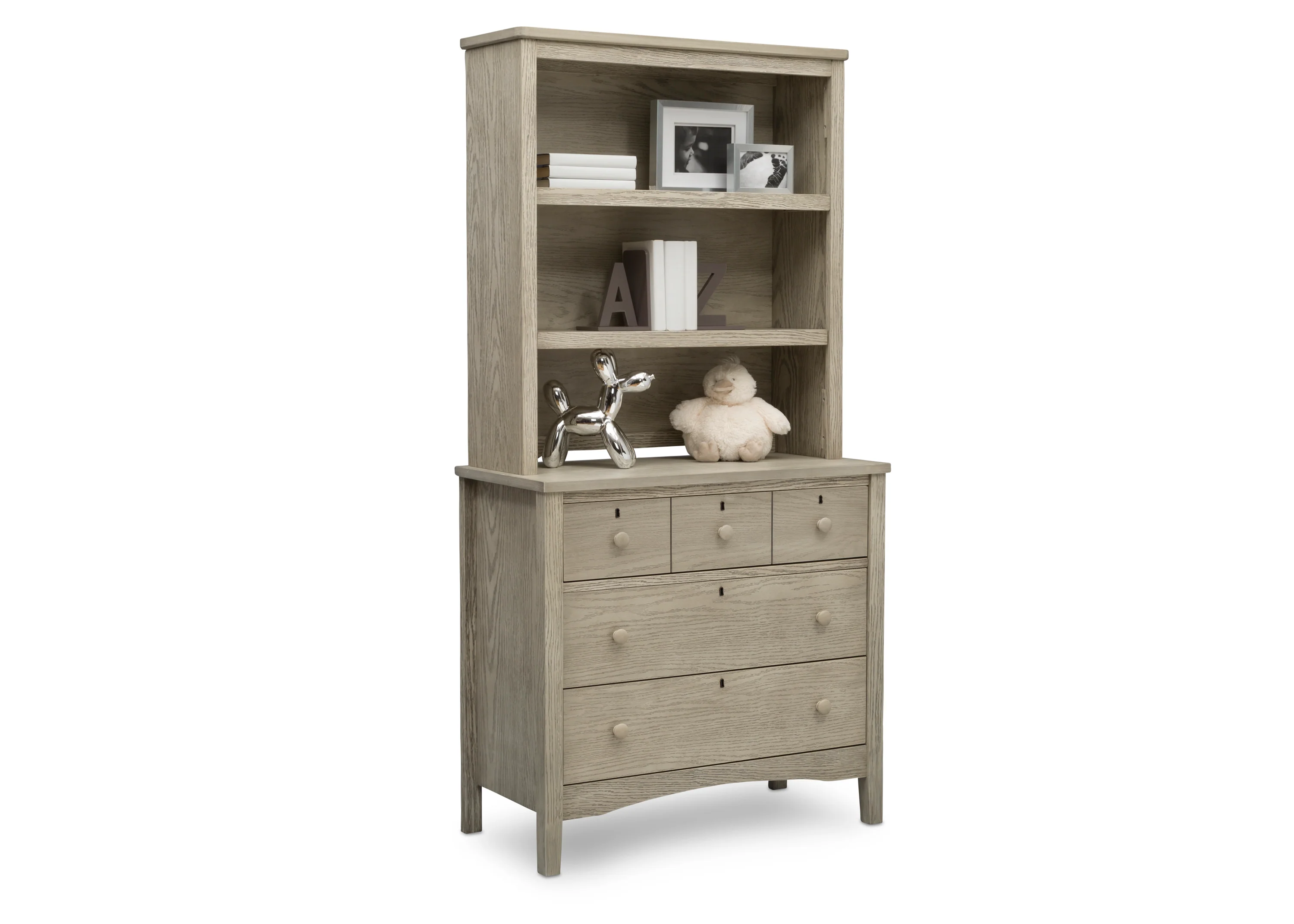 Farmhouse 3 Drawer Dresser with Changing Top - Image 7