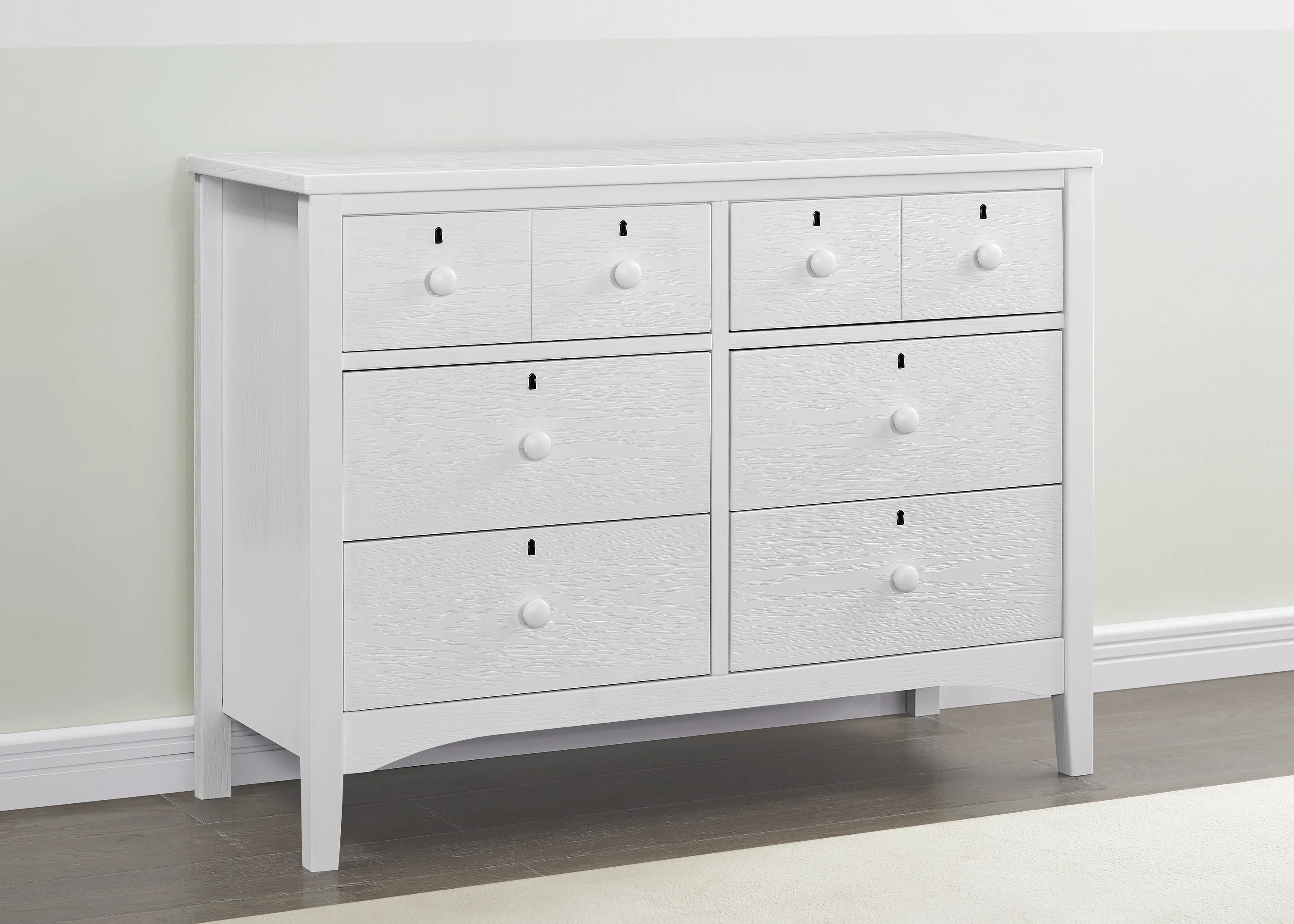 Farmhouse 6 Drawer Dresser - Image 5