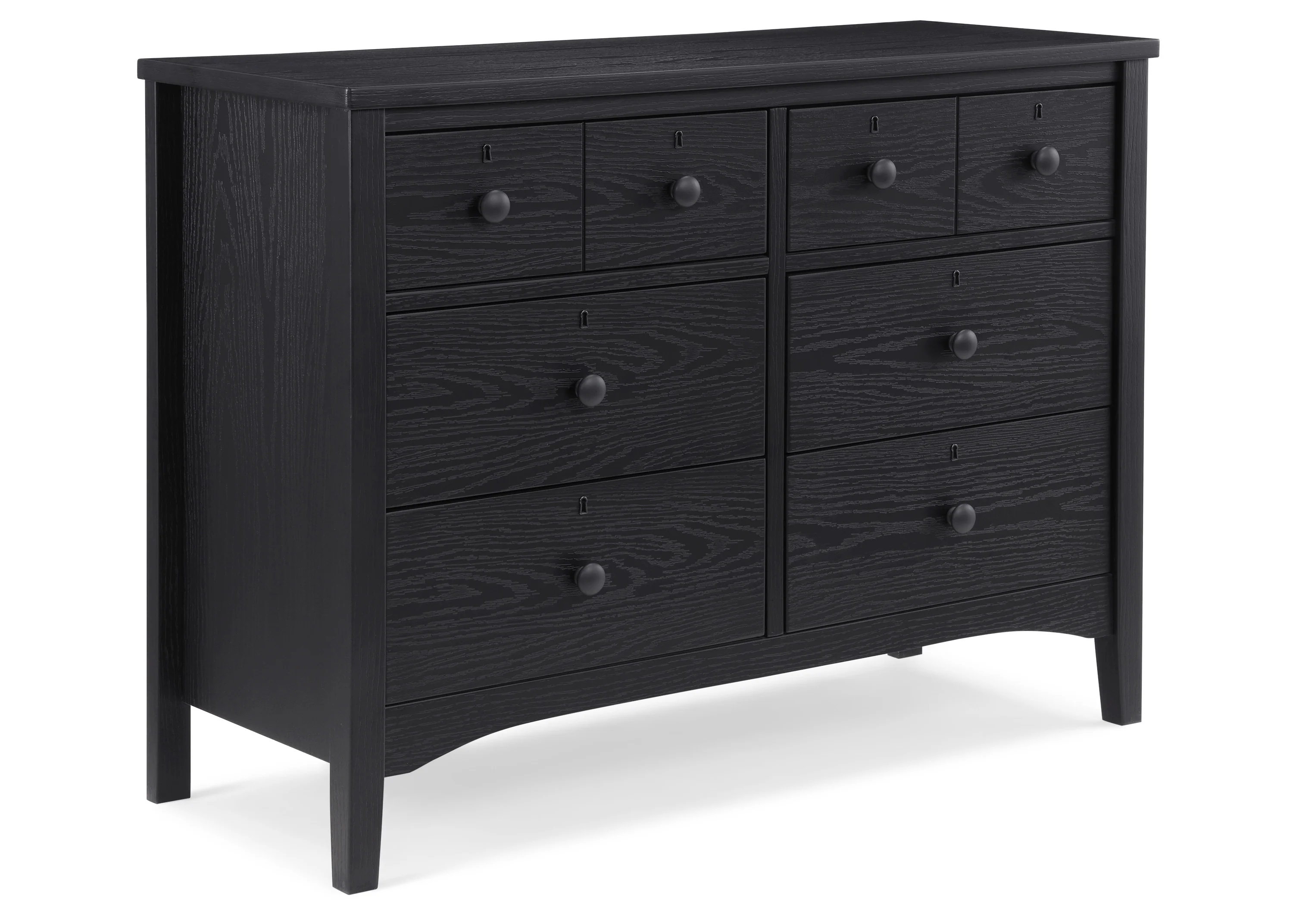 Farmhouse 6 Drawer Dresser with Interlocking Drawers - Image 9