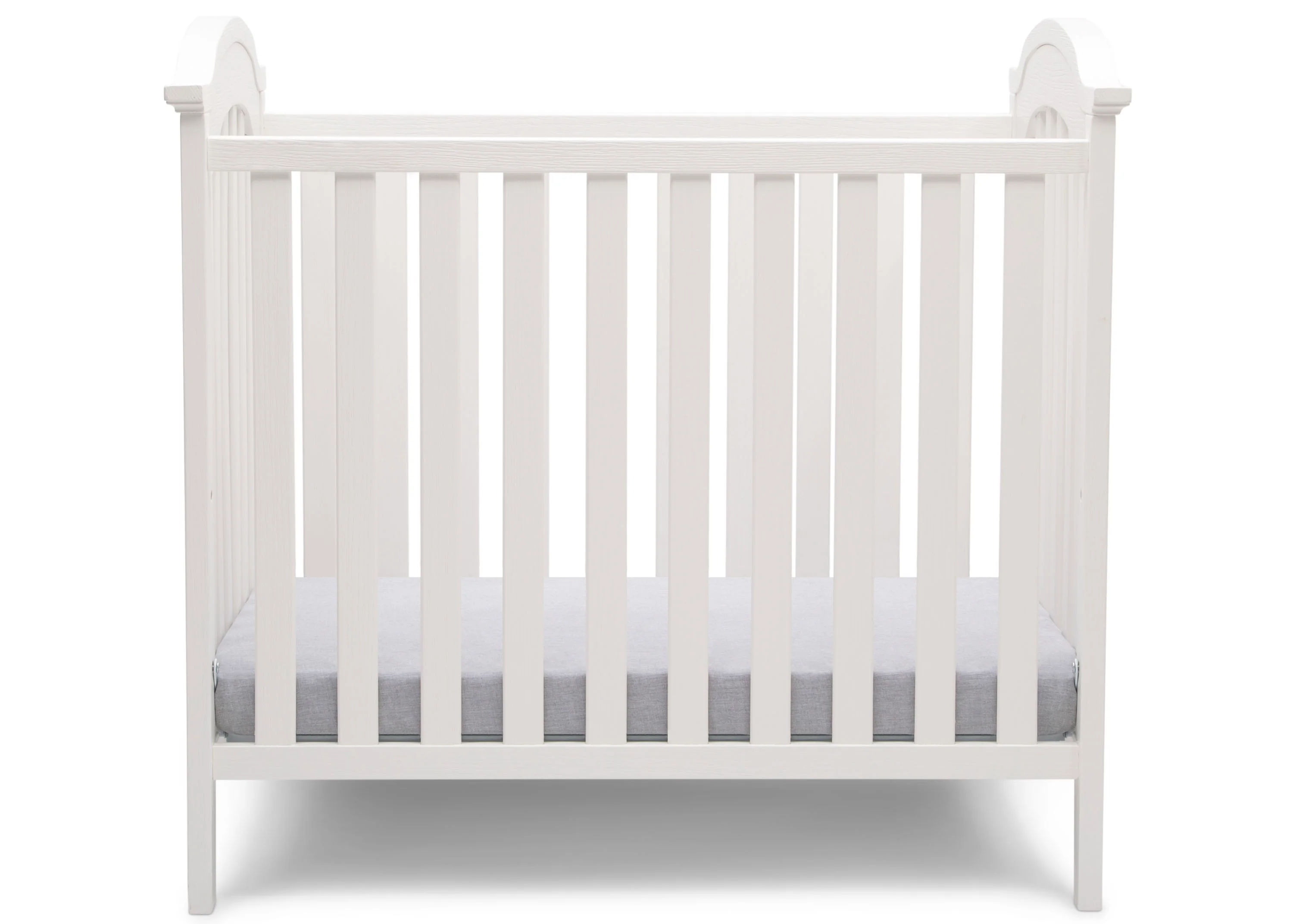 Farmhouse Mini Baby Crib with 2.75-inch Mattress - Image 11
