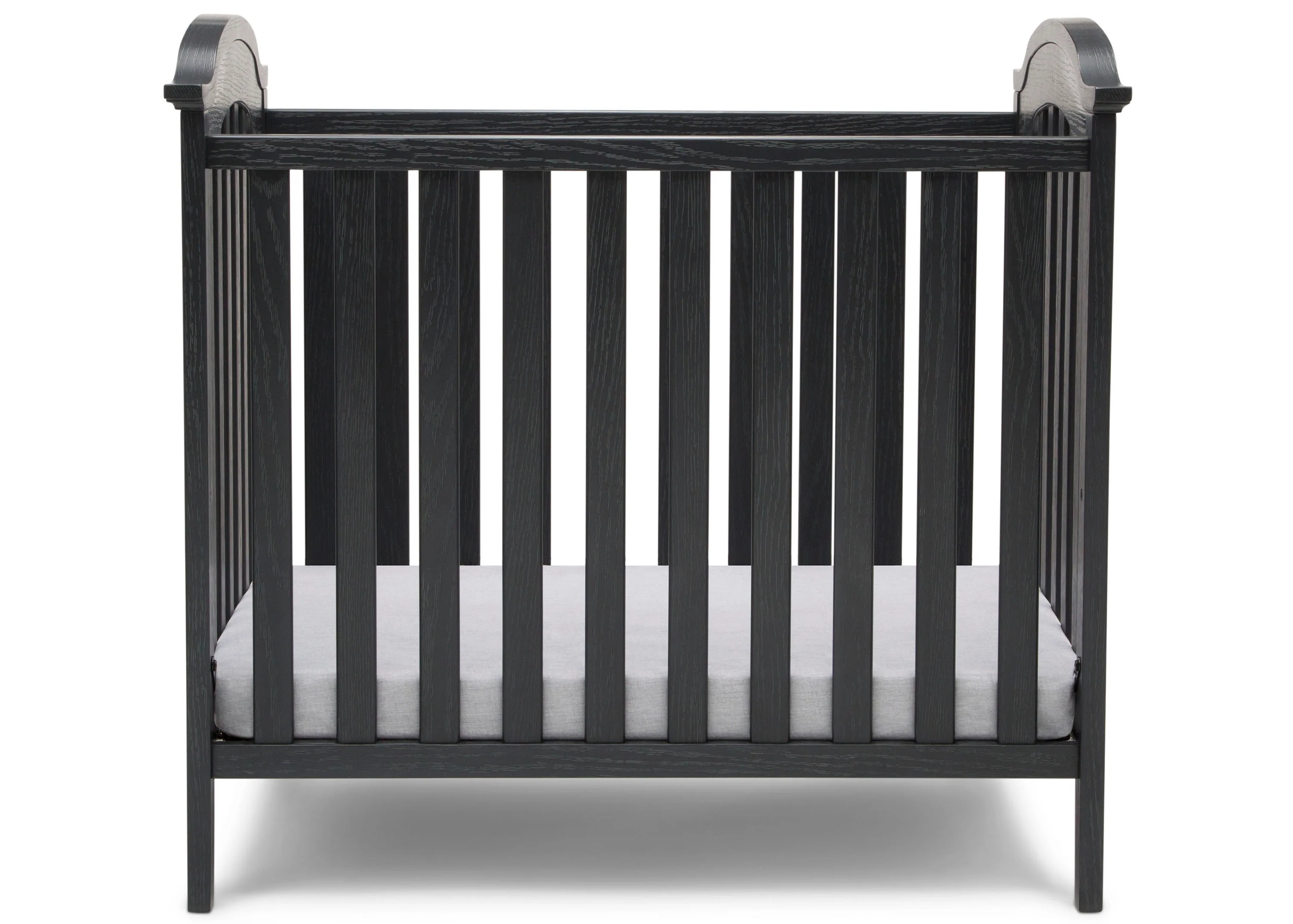 Farmhouse Mini Baby Crib with 2.75-inch Mattress - Image 6