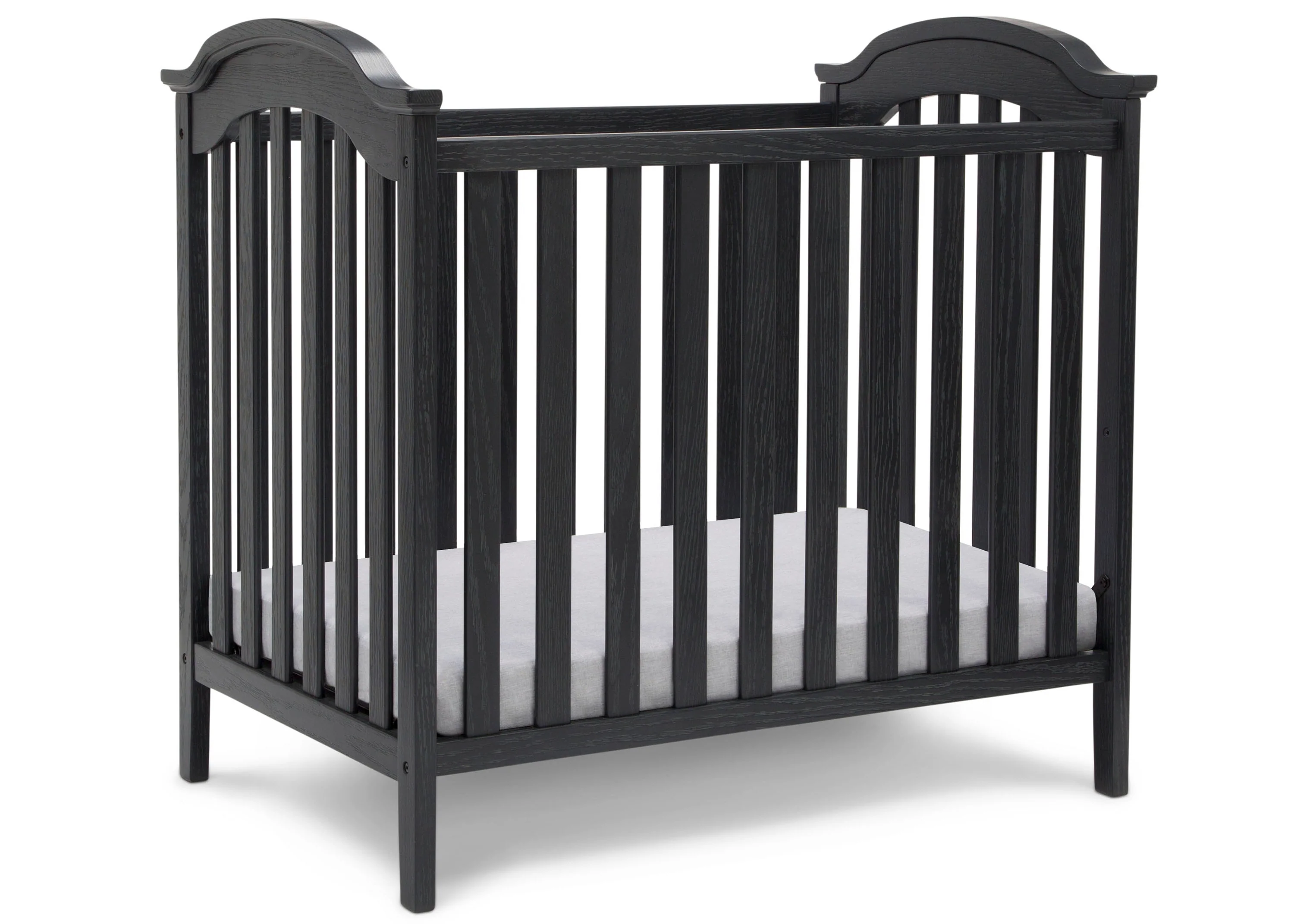 Farmhouse Mini Baby Crib with 2.75-inch Mattress - Image 7
