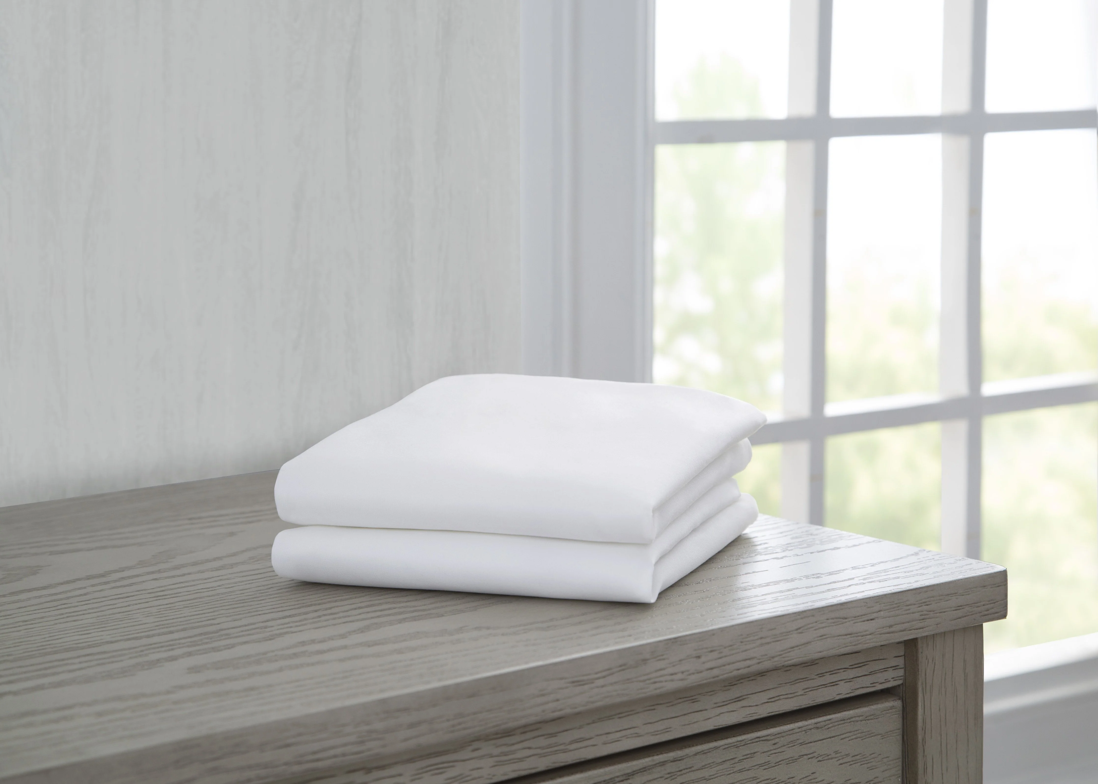Fitted Bassinet Sheet Set, 2-Pack – Compatible with the Following Simmons Kids Bassinets: 299777, 701201 and 701205 - Image 2