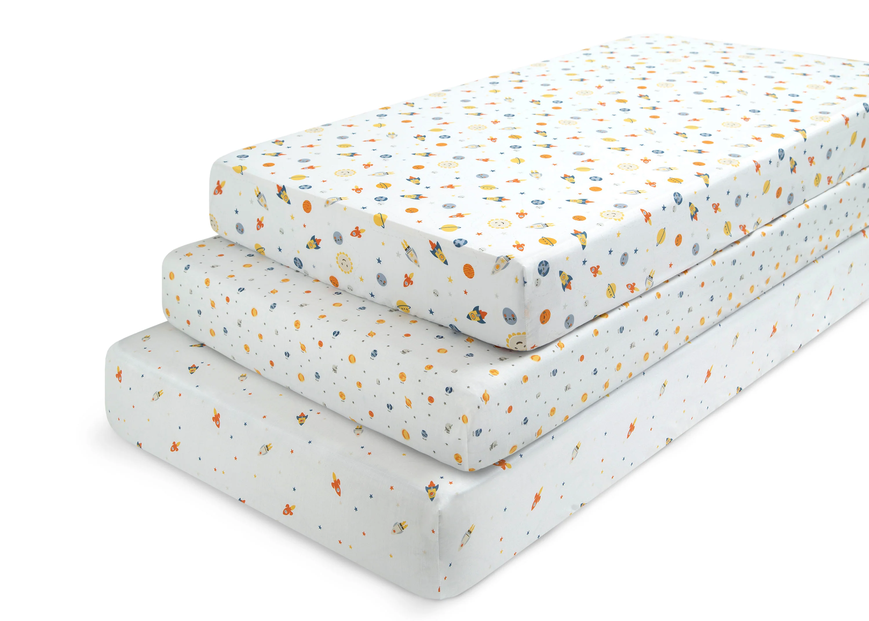Fitted Crib Sheets - 3 Pack - Image 3