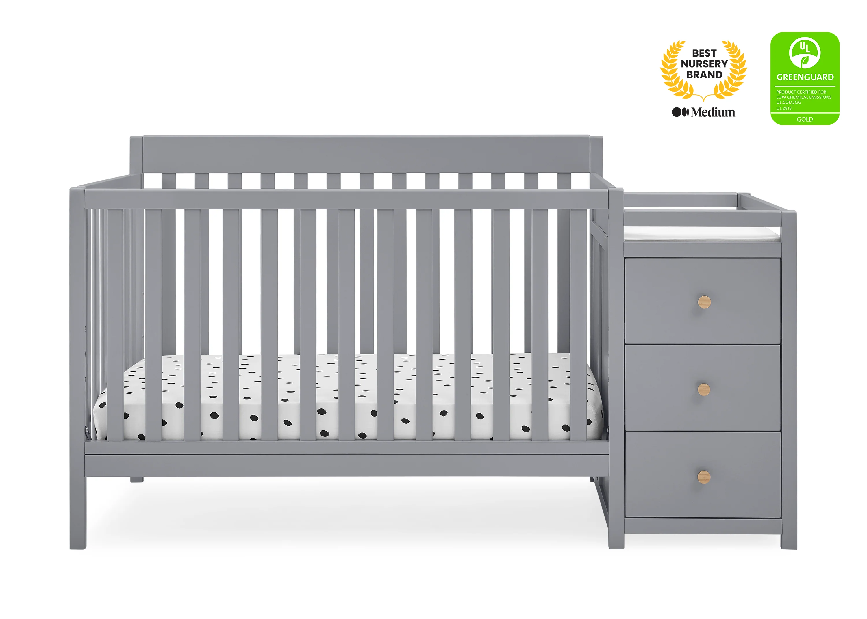 Flynn 5-in-1 Convertible Crib and Changer - Image 13