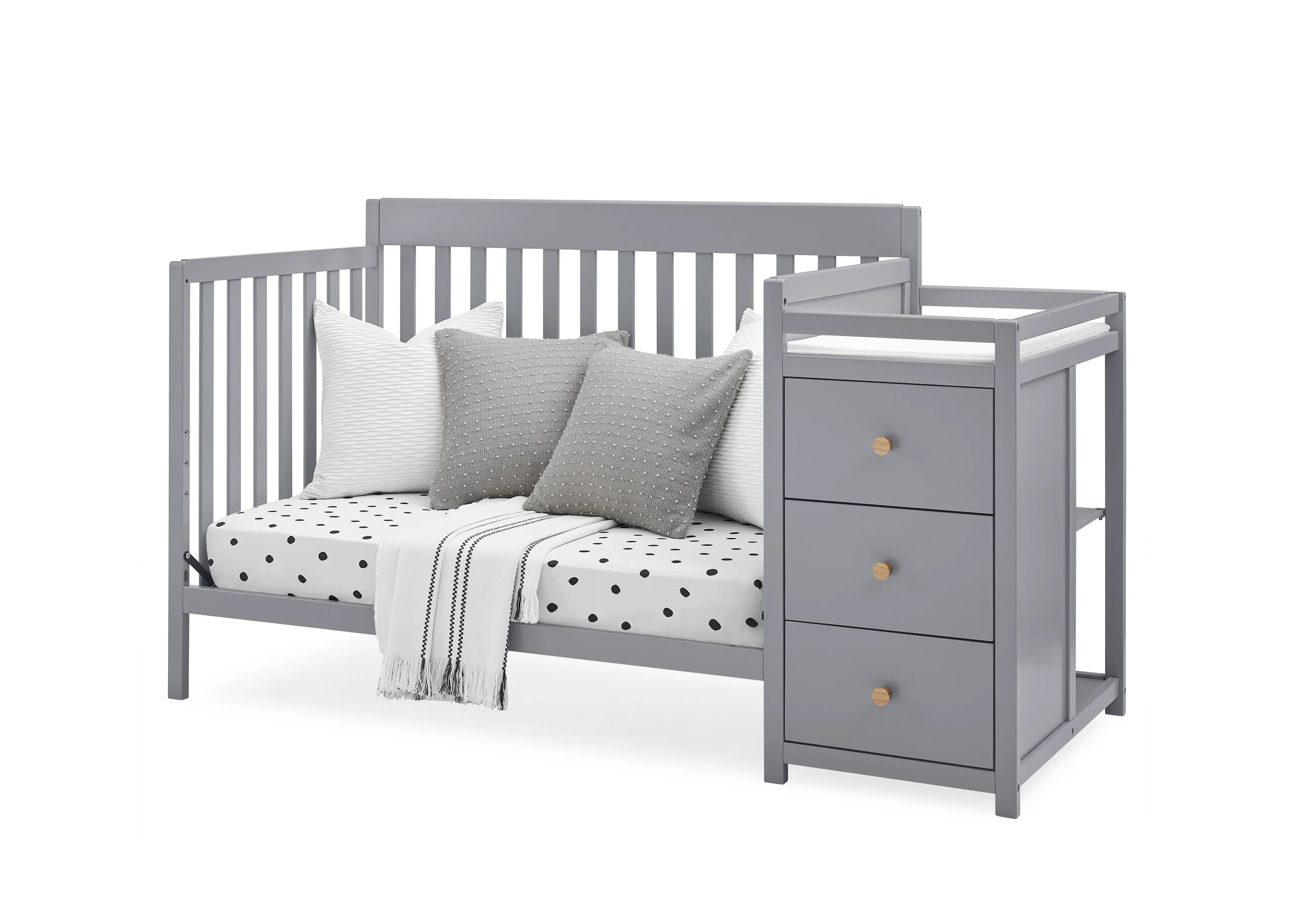 Flynn 5-in-1 Convertible Crib and Changer - Image 17