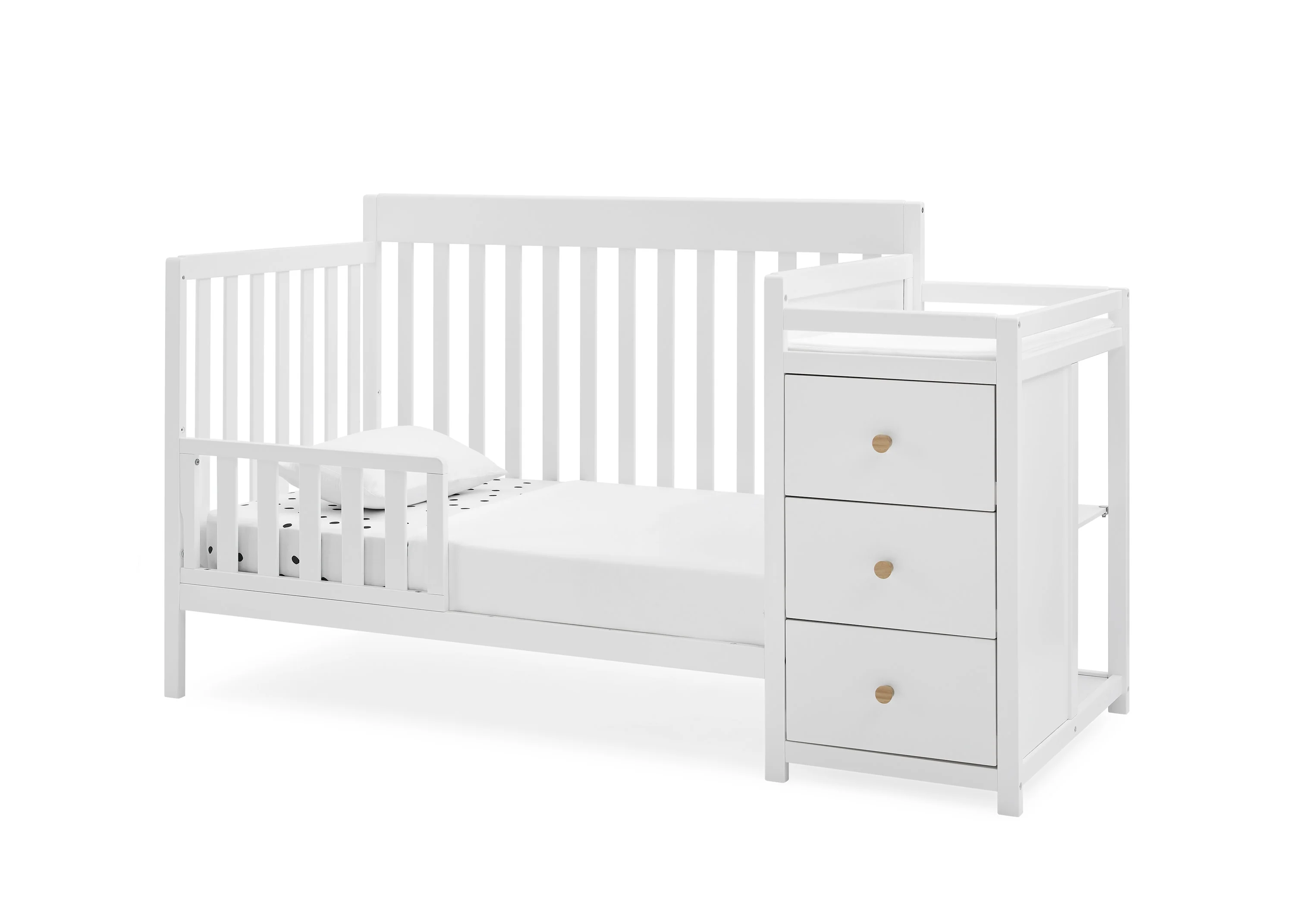 Flynn 5-in-1 Convertible Crib and Changer - Image 4