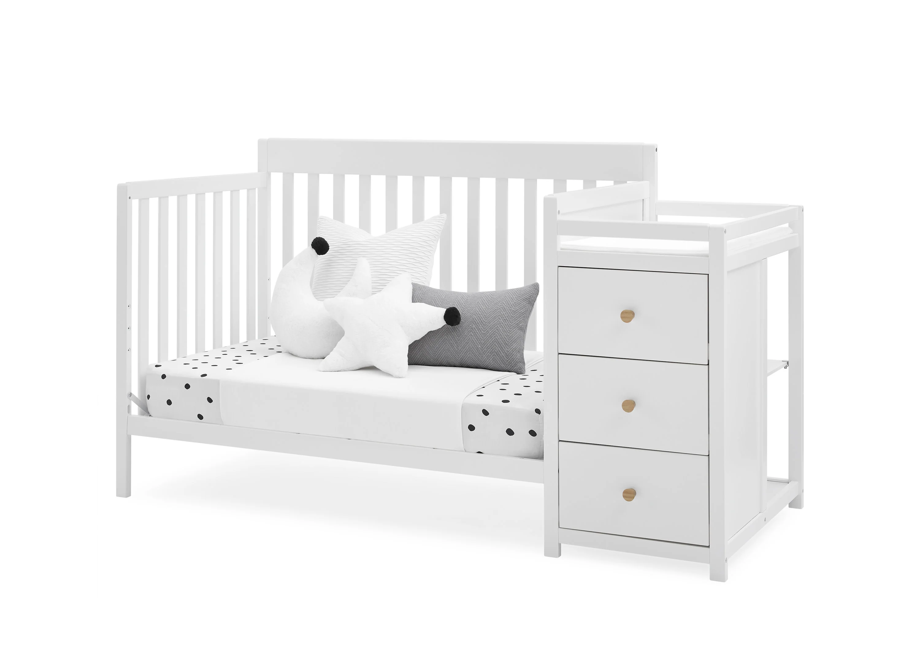 Flynn 5-in-1 Convertible Crib and Changer - Image 5