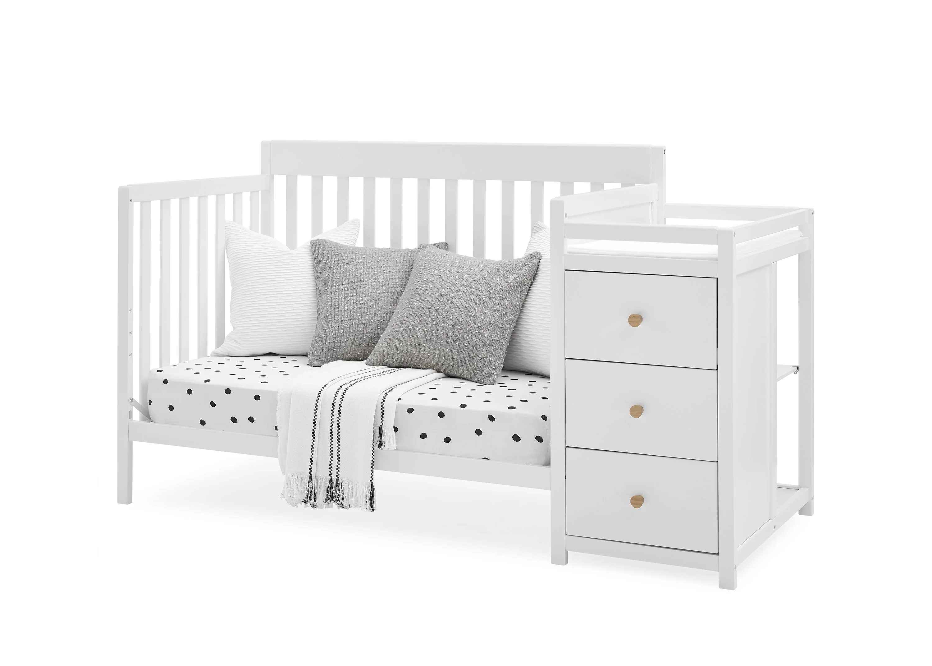 Flynn 5-in-1 Convertible Crib and Changer - Image 6