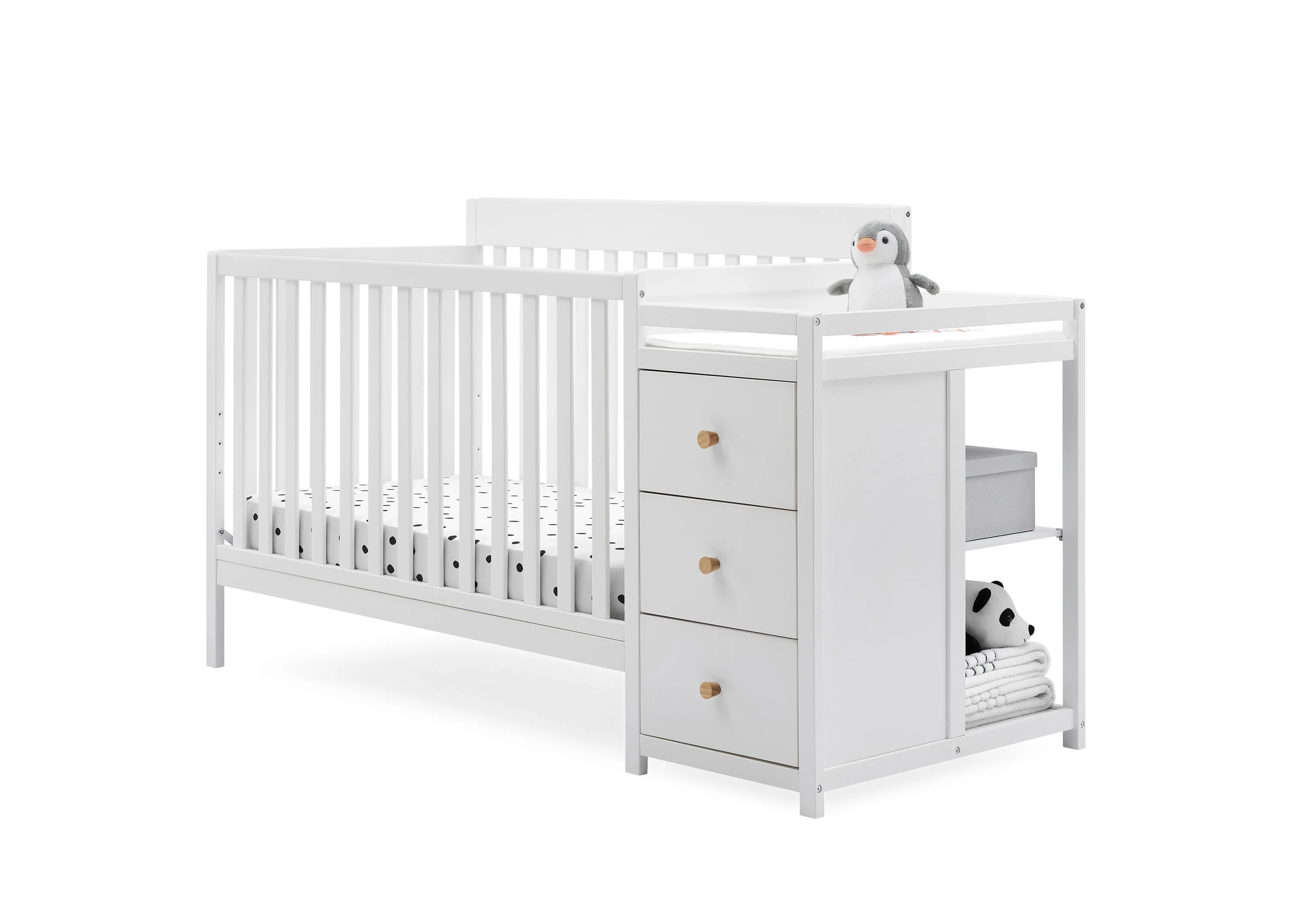 Flynn 5-in-1 Convertible Crib and Changer - Image 8