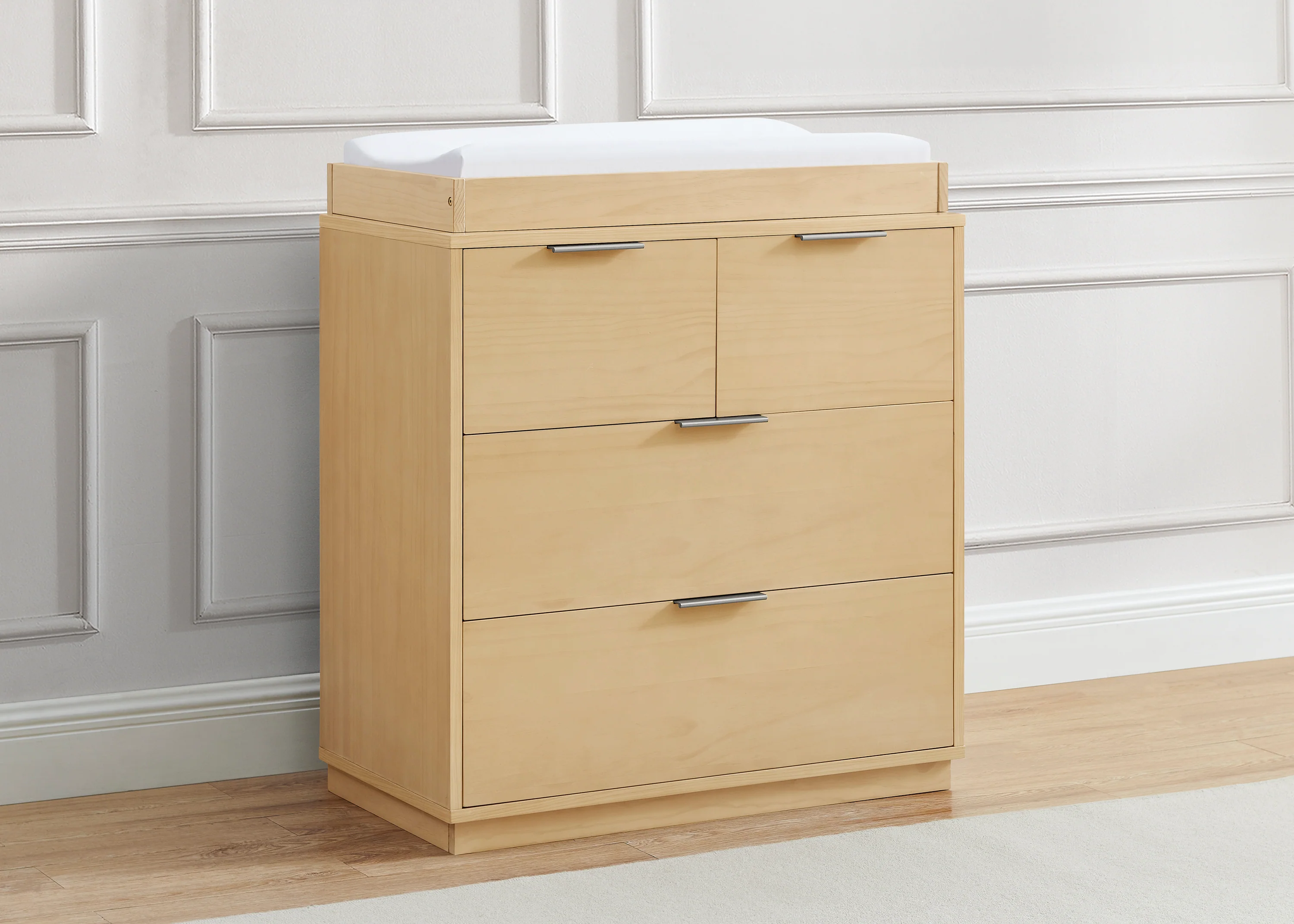 Forever 4 Drawer Dresser with Changing Top and Interlocking Drawers - Naturals Collection - Image 35