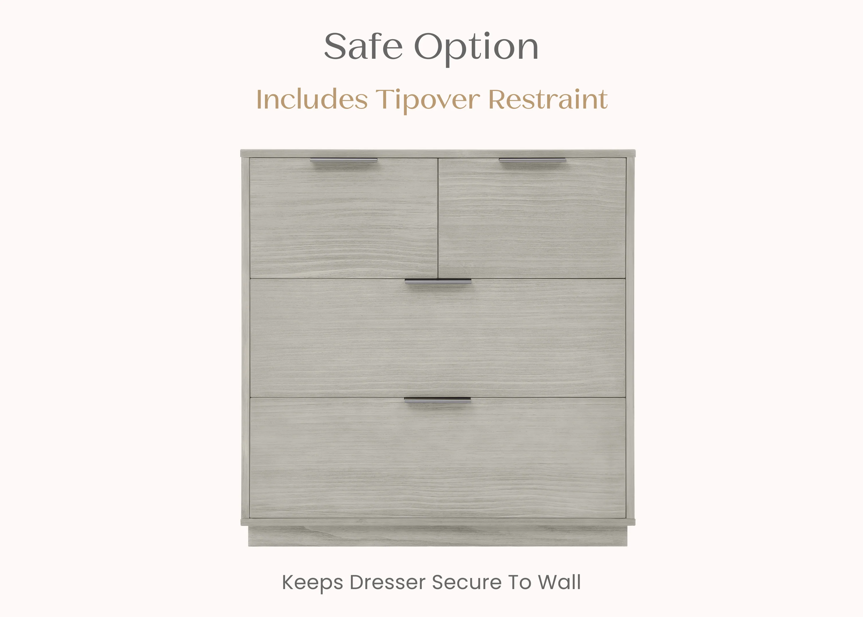 Forever 4 Drawer Dresser with Changing Top and Interlocking Drawers - Naturals Collection - Image 61