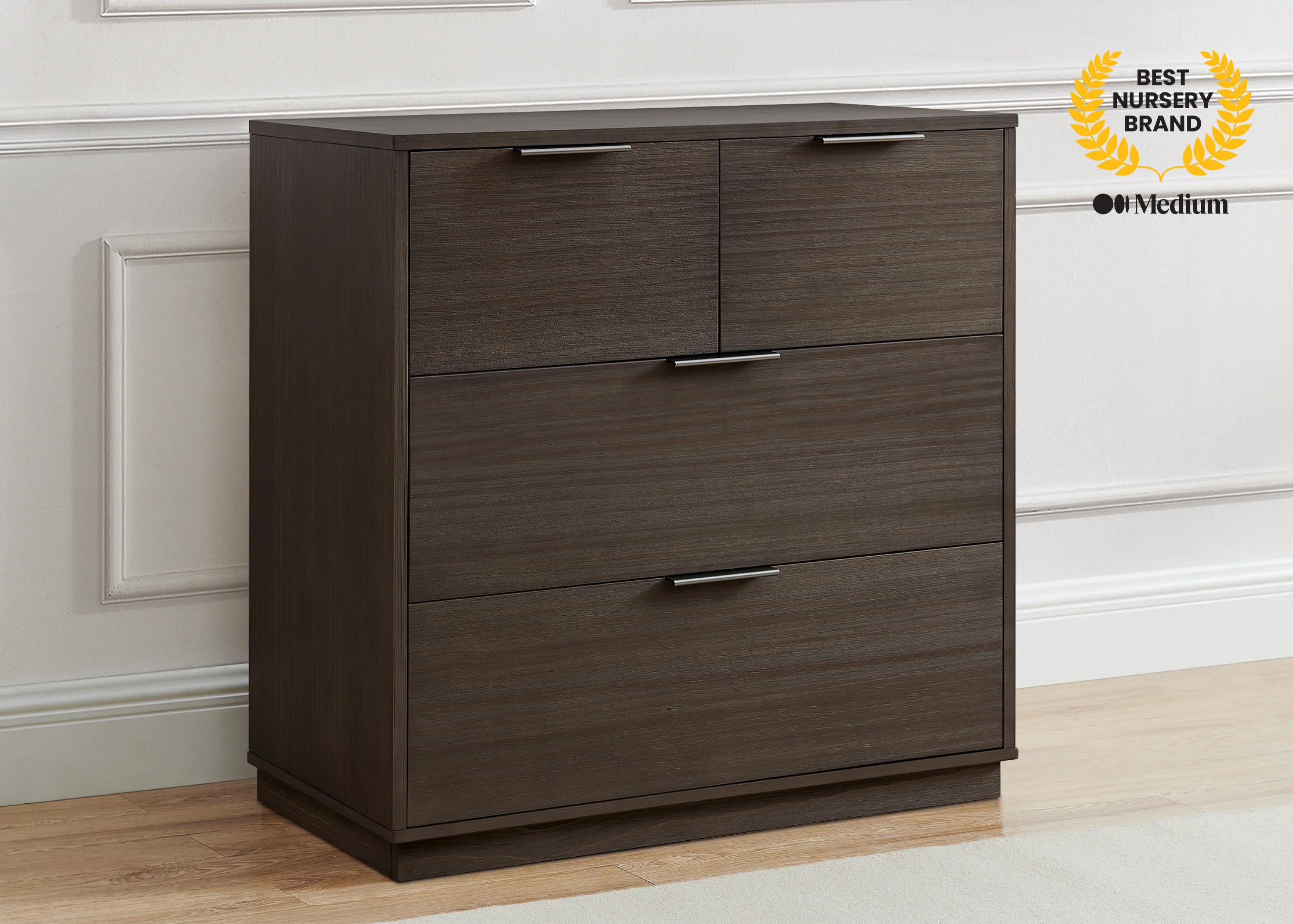 Forever 4 Drawer Dresser with Changing Top and Interlocking Drawers - Naturals Collection - Image 71