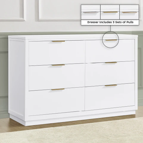Forever 6 Drawer Dresser with Interlocking Drawers - Classic Collection - Image 32