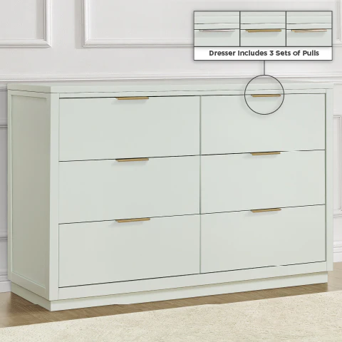 Forever 6 Drawer Dresser with Interlocking Drawers - Classic Collection - Image 33