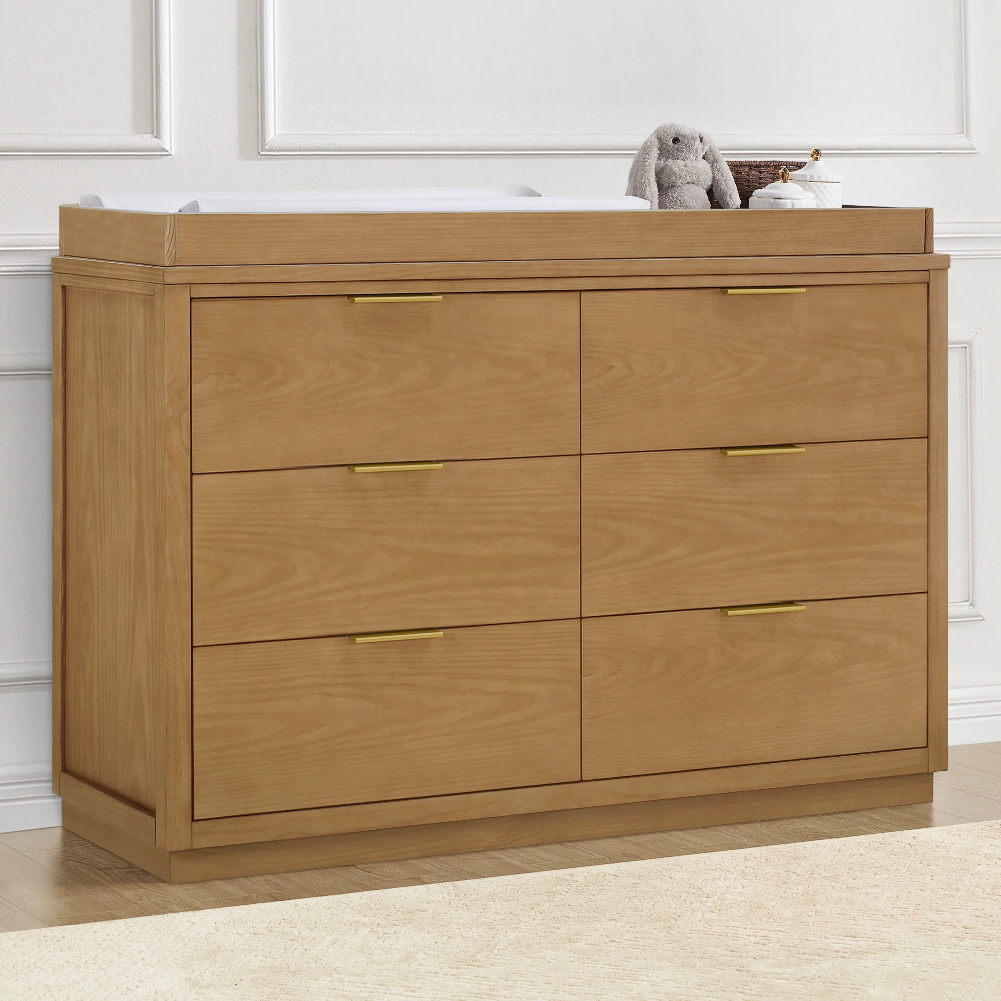 Forever 6 Drawer Dresser with Interlocking Drawers - Naturals Collection - Image 14