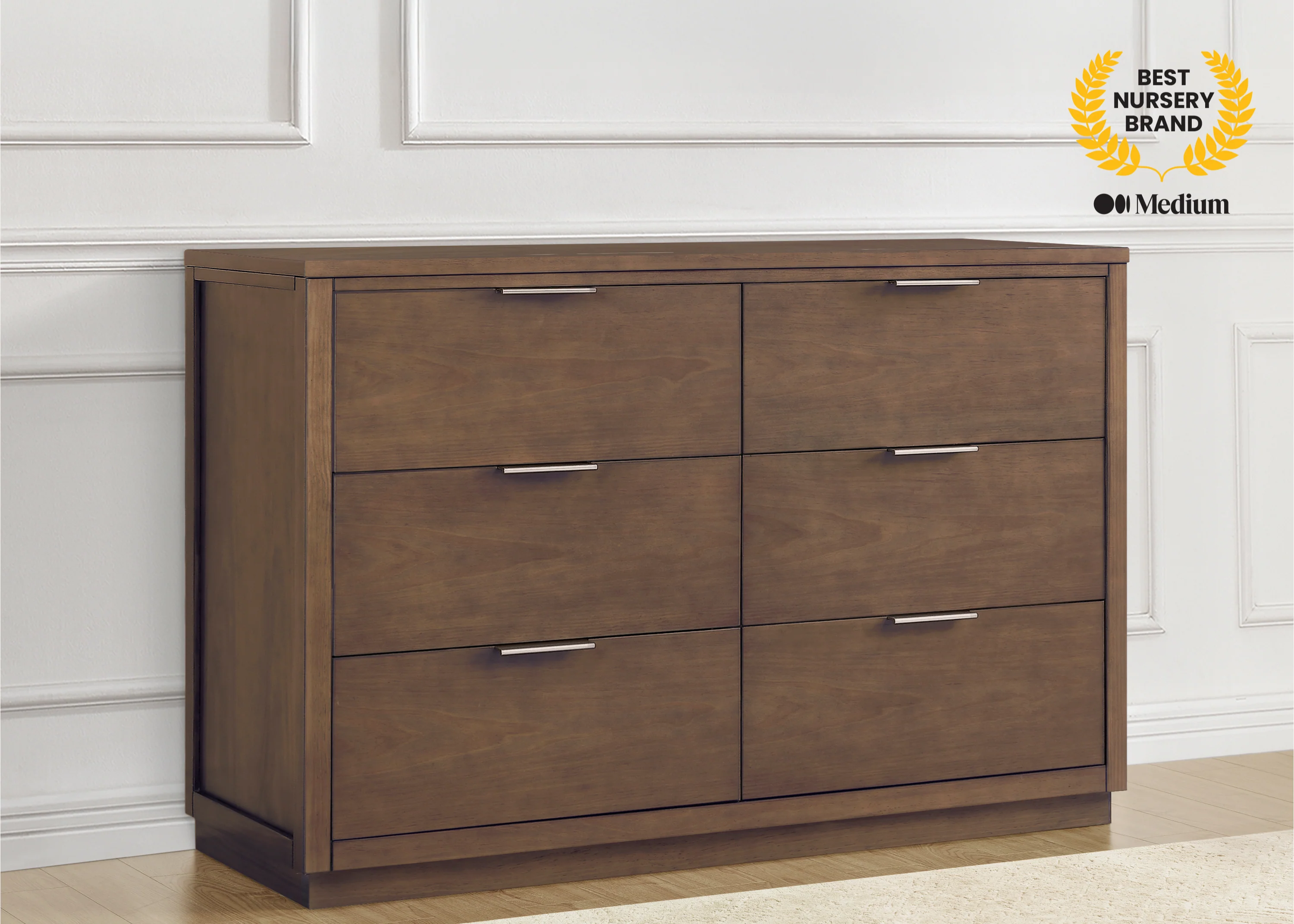 Forever 6 Drawer Dresser with Interlocking Drawers - Naturals Collection - Image 16