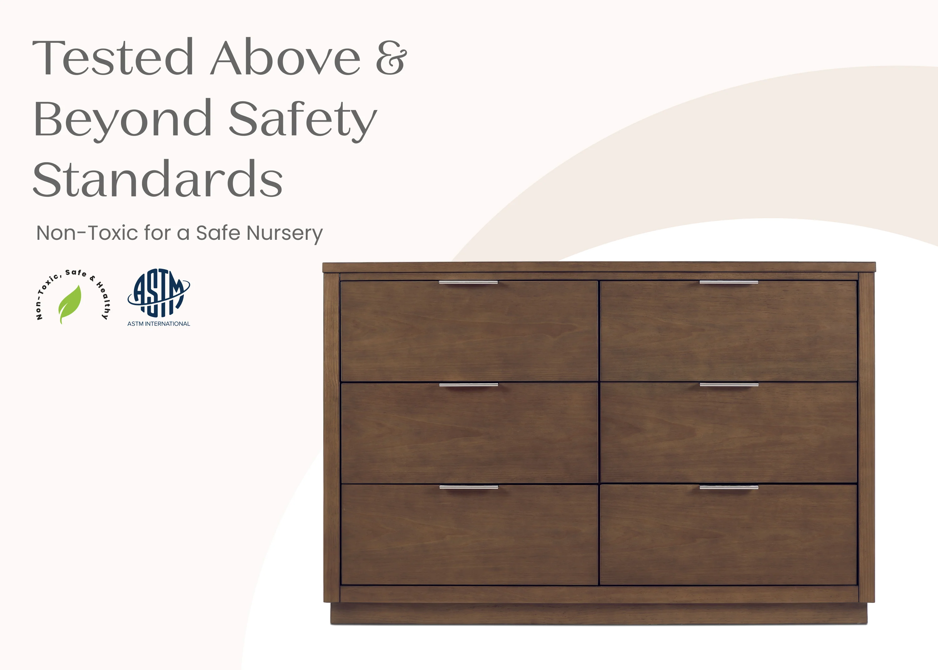 Forever 6 Drawer Dresser with Interlocking Drawers - Naturals Collection - Image 22