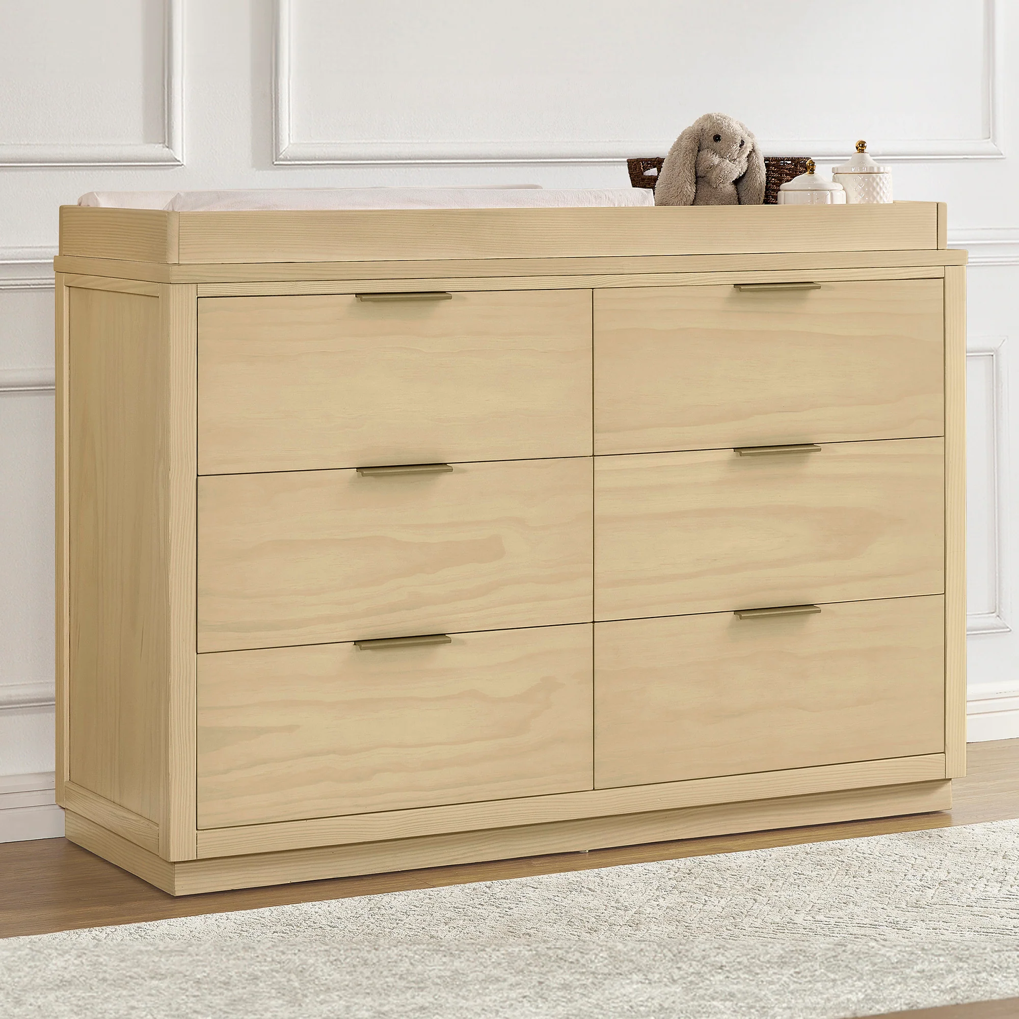 Forever 6 Drawer Dresser with Interlocking Drawers - Naturals Collection - Image 43