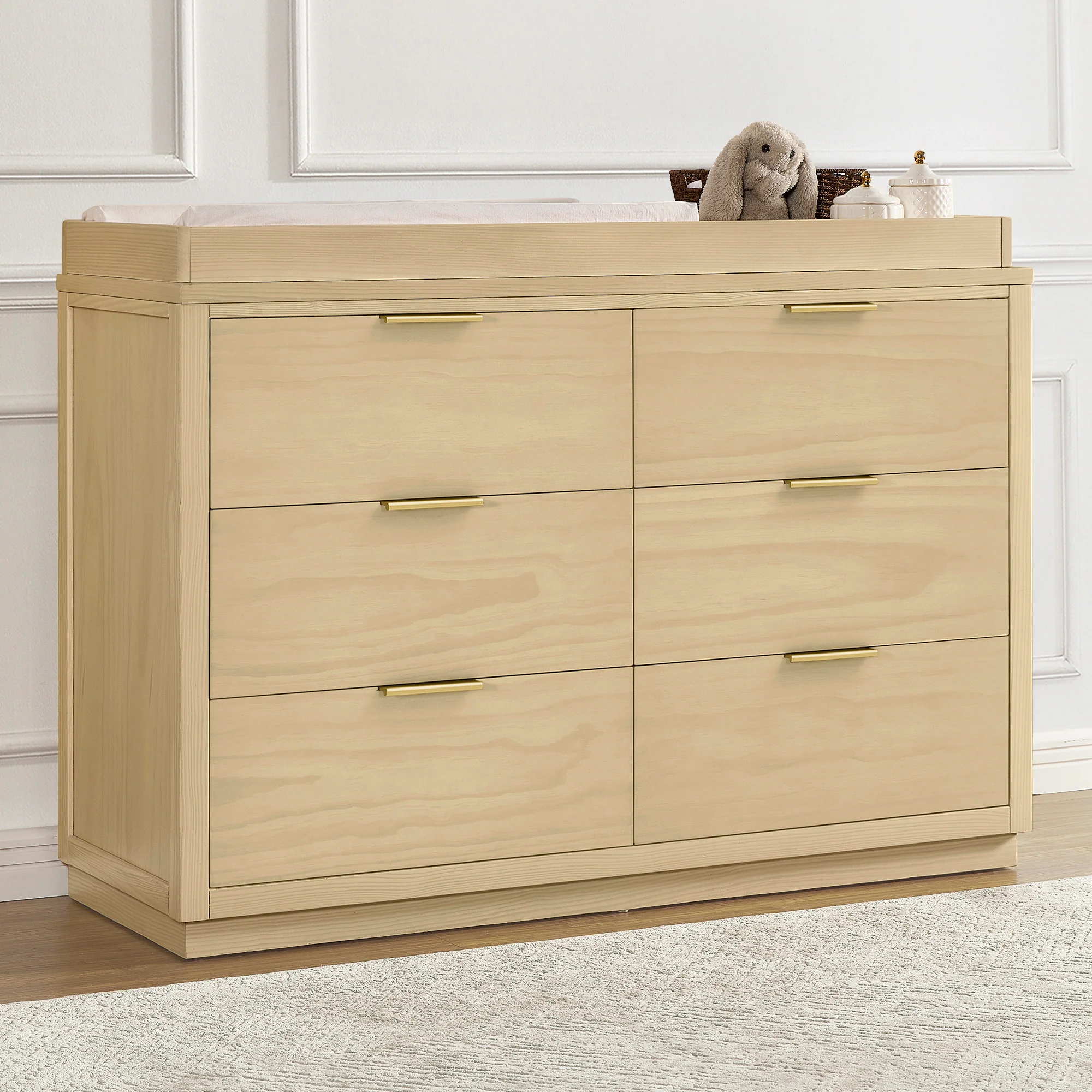 Forever 6 Drawer Dresser with Interlocking Drawers - Naturals Collection - Image 57