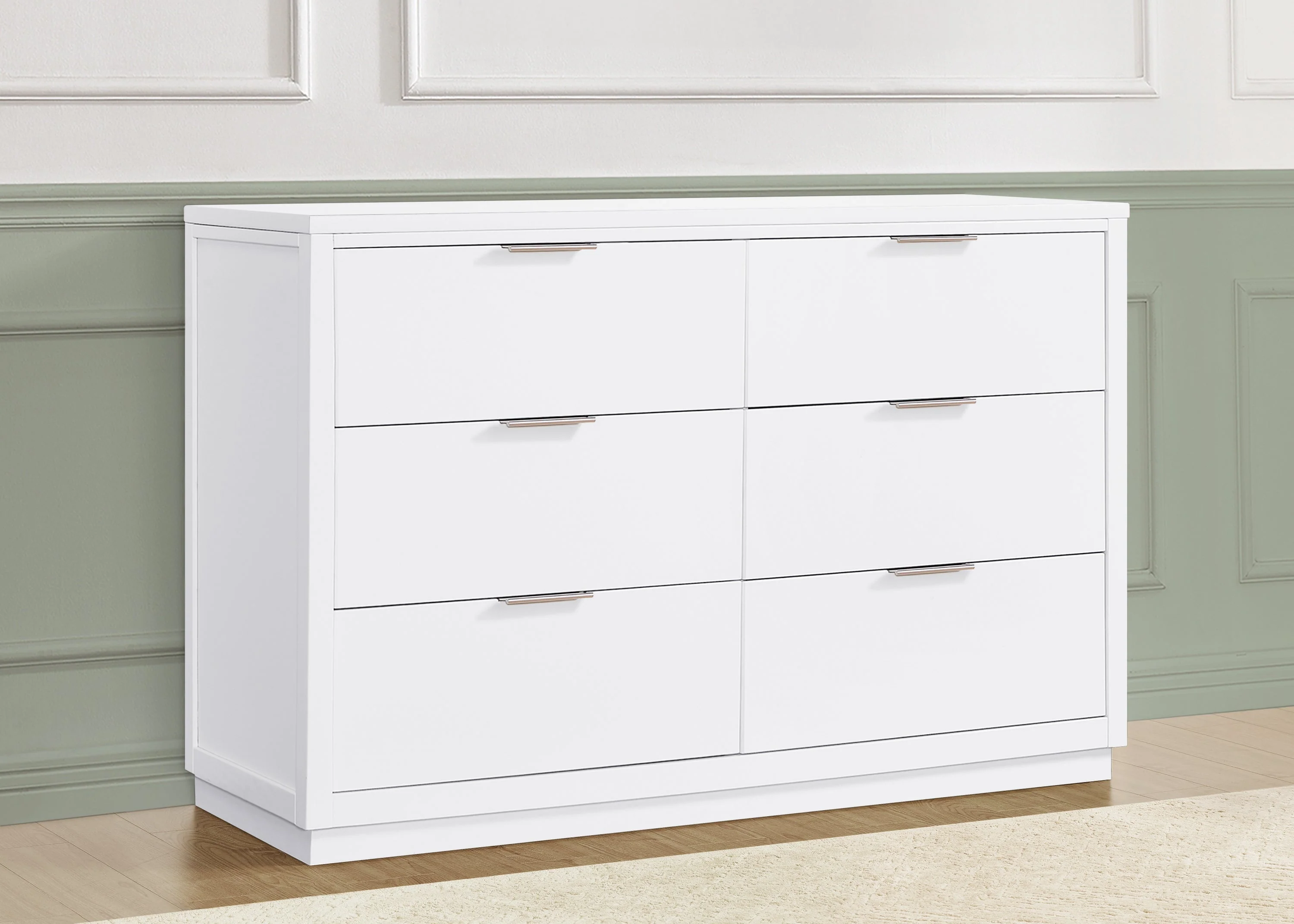 Forever 6 Drawer Dresser with Changing Top and Interlocking Drawers - Classic Collection - Image 17