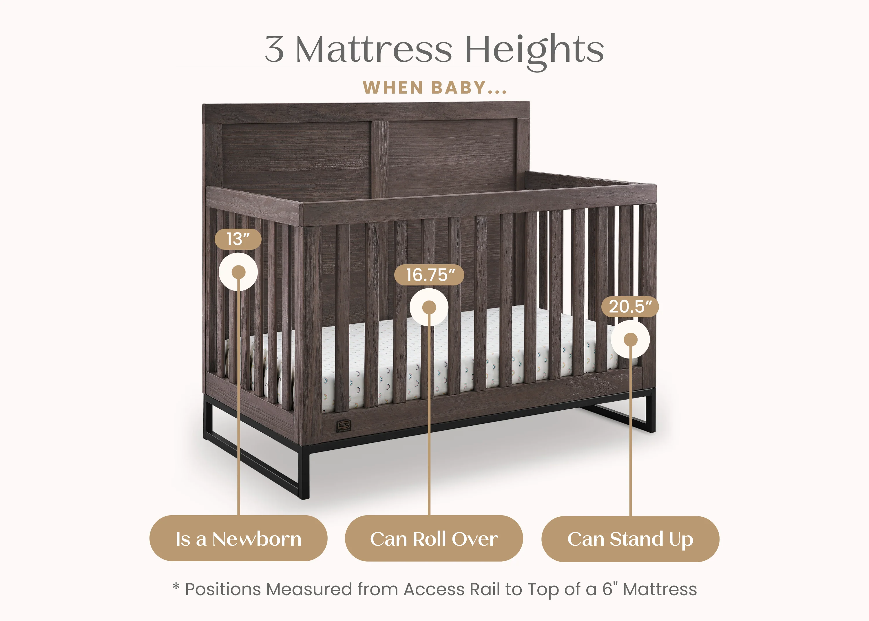 Foundry 6-in-1 Convertible Crib - Image 5