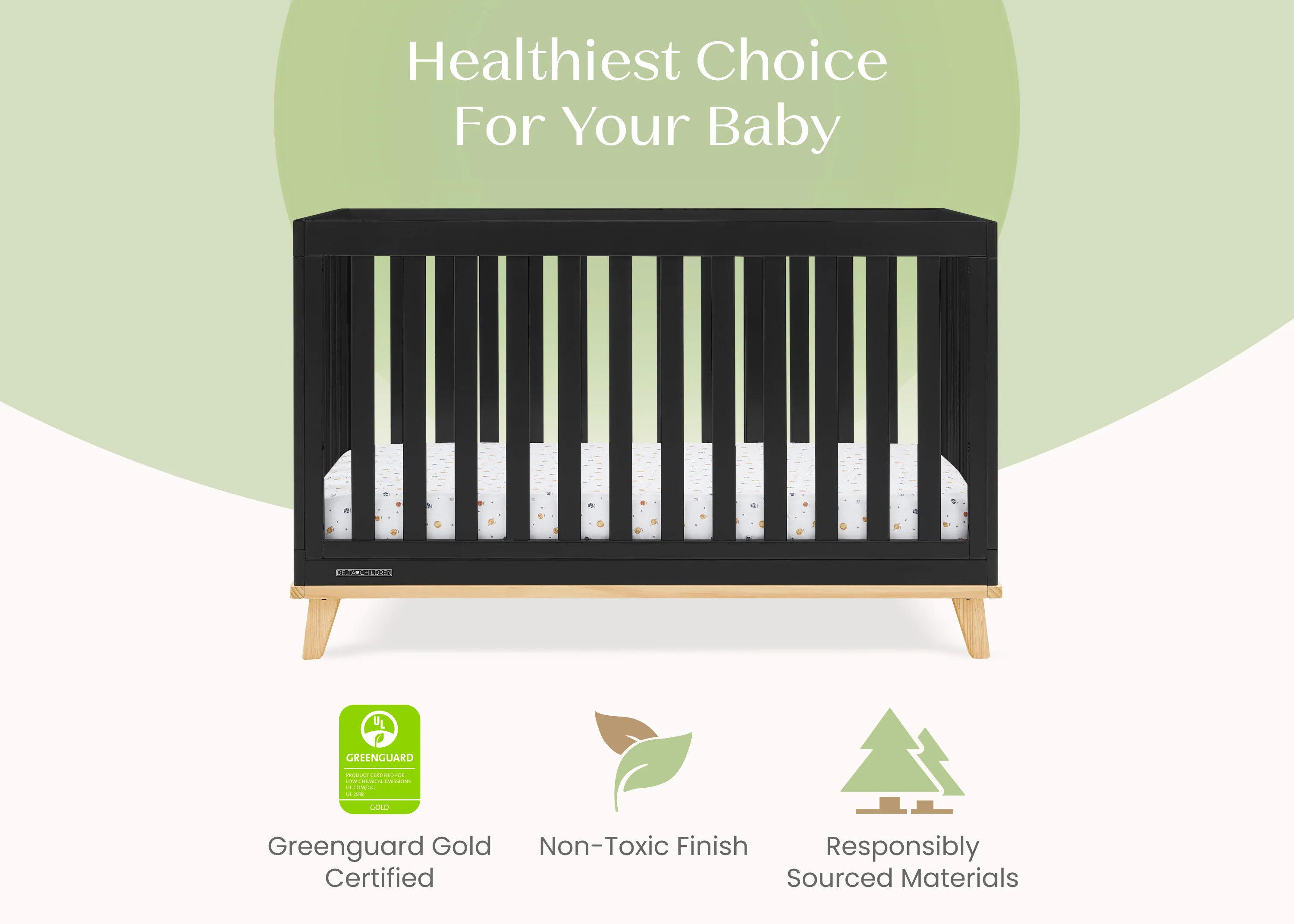 Frankie 4-in-1 Convertible Crib - Image 4