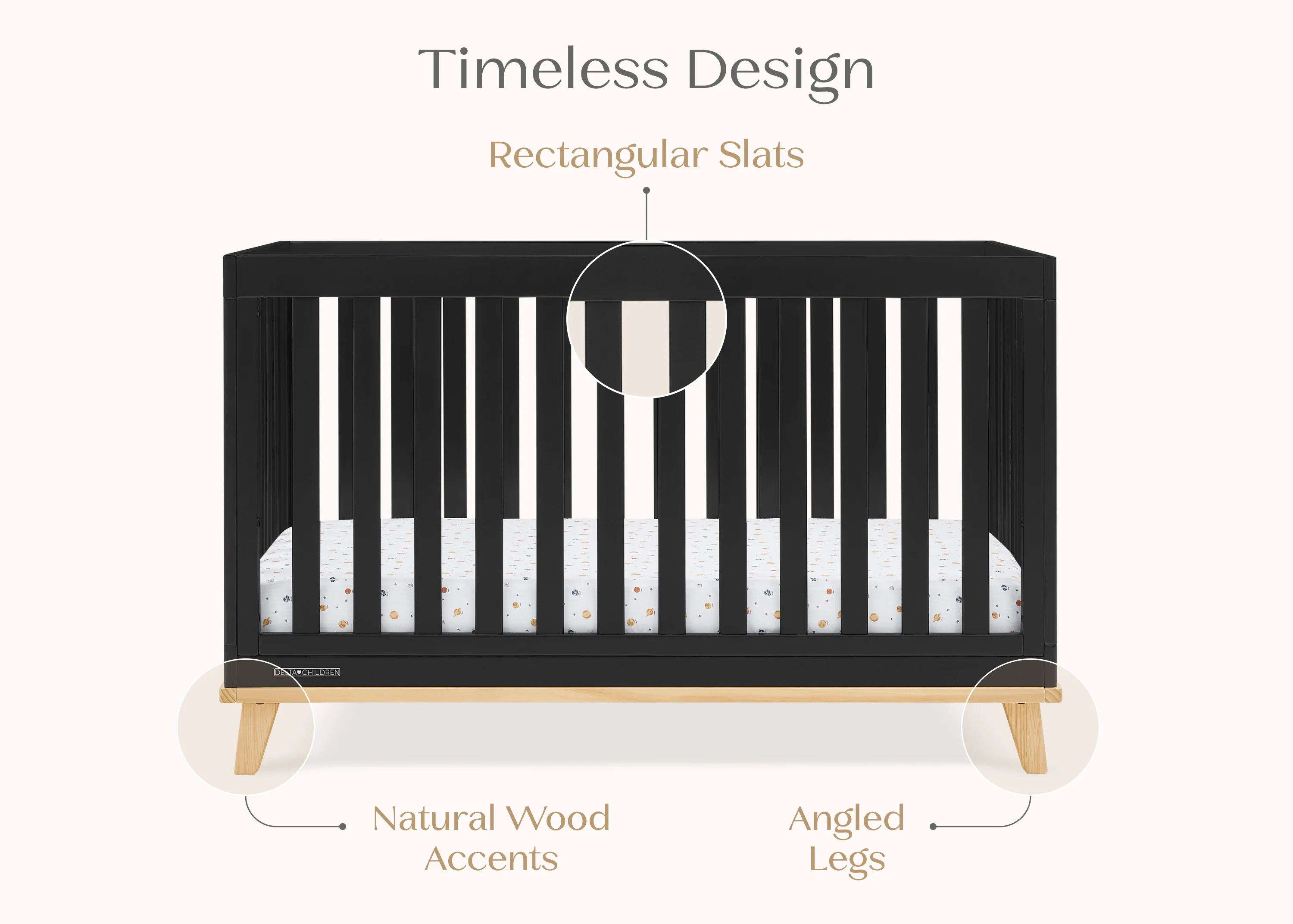 Frankie 4-in-1 Convertible Crib - Image 6